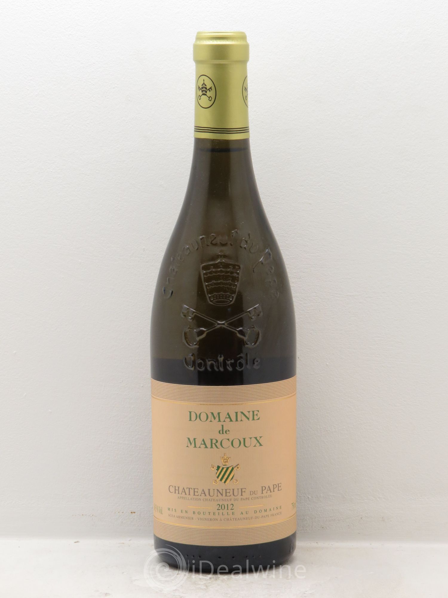 Châteauneuf-du-Pape Marcoux (Domaine de) (sans prix de réserve) 2012 - Lot de 1 bouteille - 0