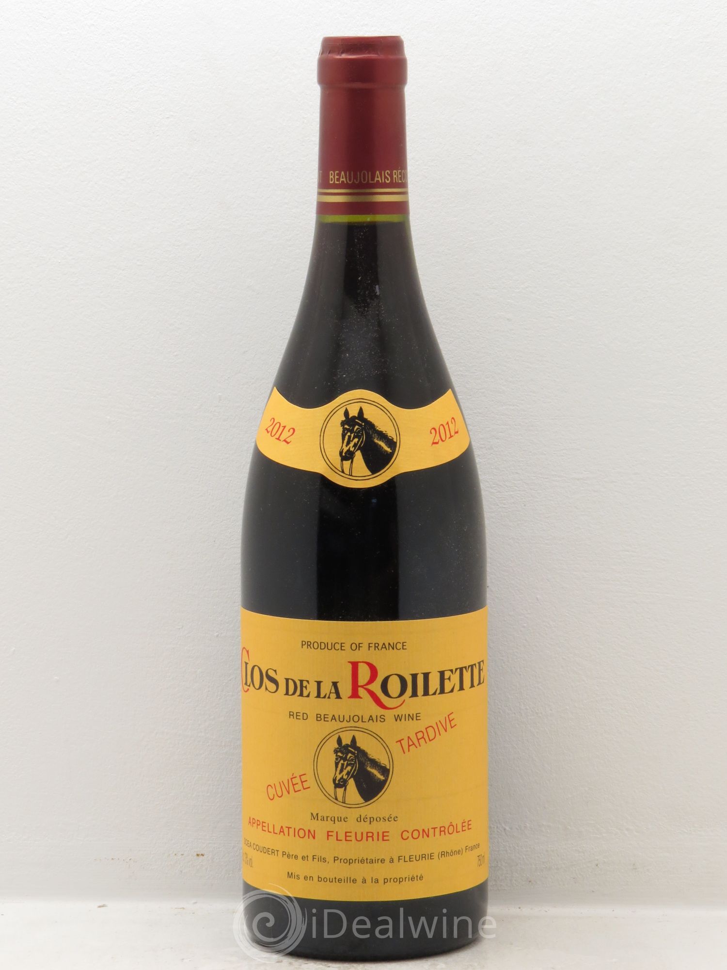 Fleurie Cuvée Tardive Clos de la Roilette (sans prix de réserve) 2012 - Posten von 1 Flasche - 0