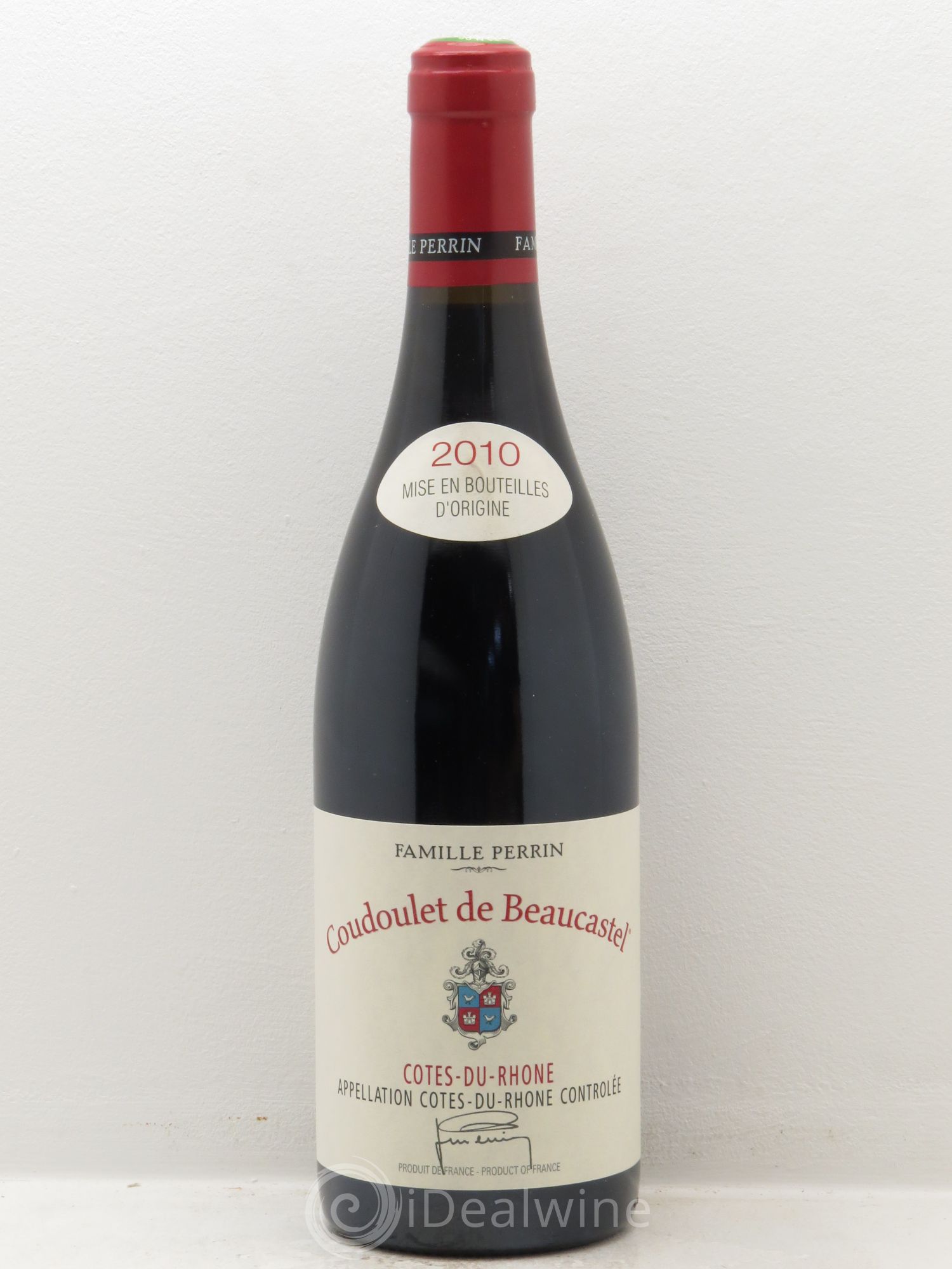 Côtes-du-Rhône Coudoulet de Beaucastel Famille Perrin (sans prix de réserve) 2010 - Lot de 6 bouteilles - 0