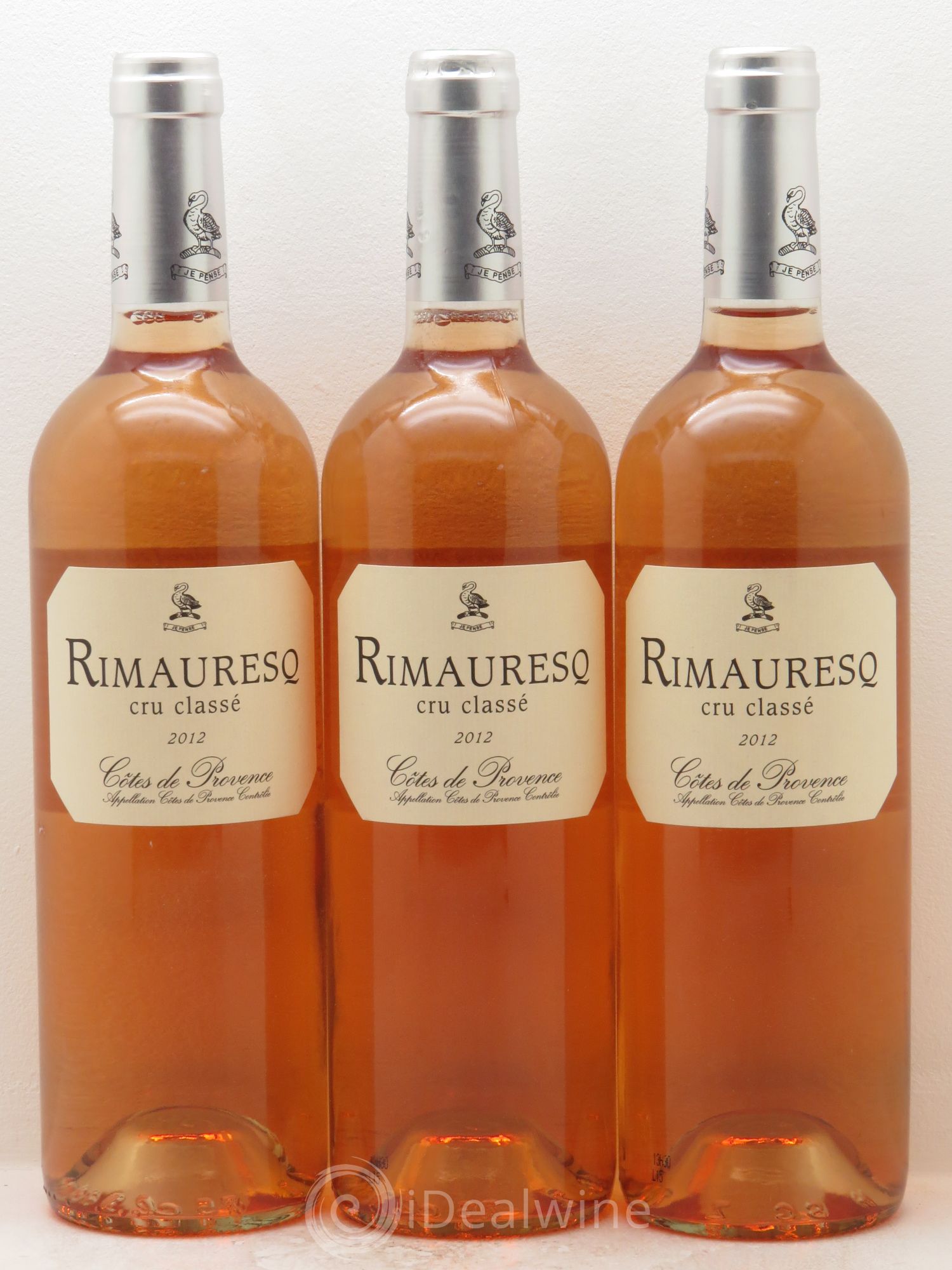 Côtes de Provence Rimauresq Cru Classé (senza prezzo di riserva) 2012 - Lotto di 3 bottiglie - 0