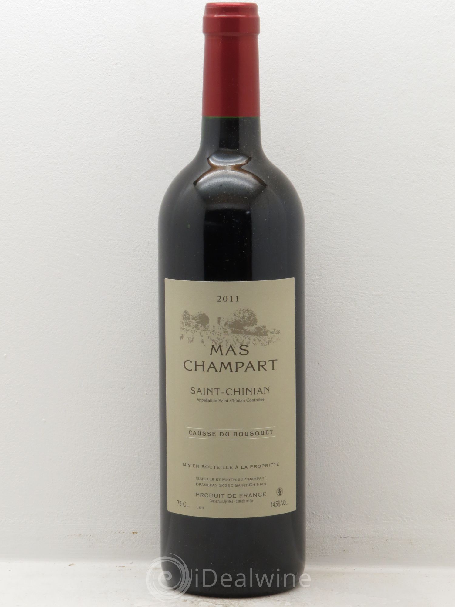 Saint-Chinian Mas Champart Causse du Bousquet Isabelle et Mathieu Champart (sans prix de réserve) 2011 - Lot de 6 bouteilles - 0