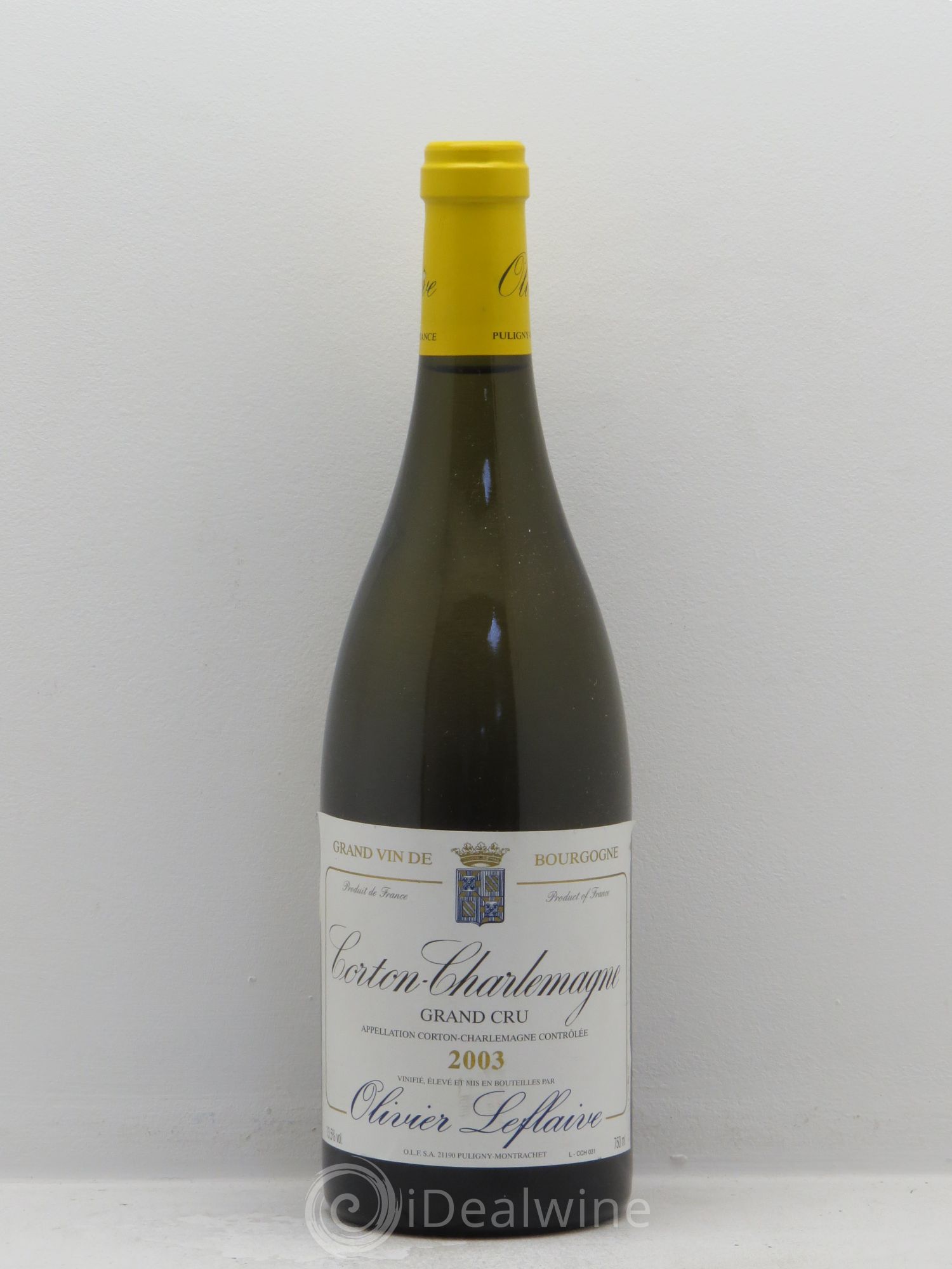 Corton-Charlemagne Grand Cru (sans prix de réserve) 2003 - Lot de 1 bouteille - 0