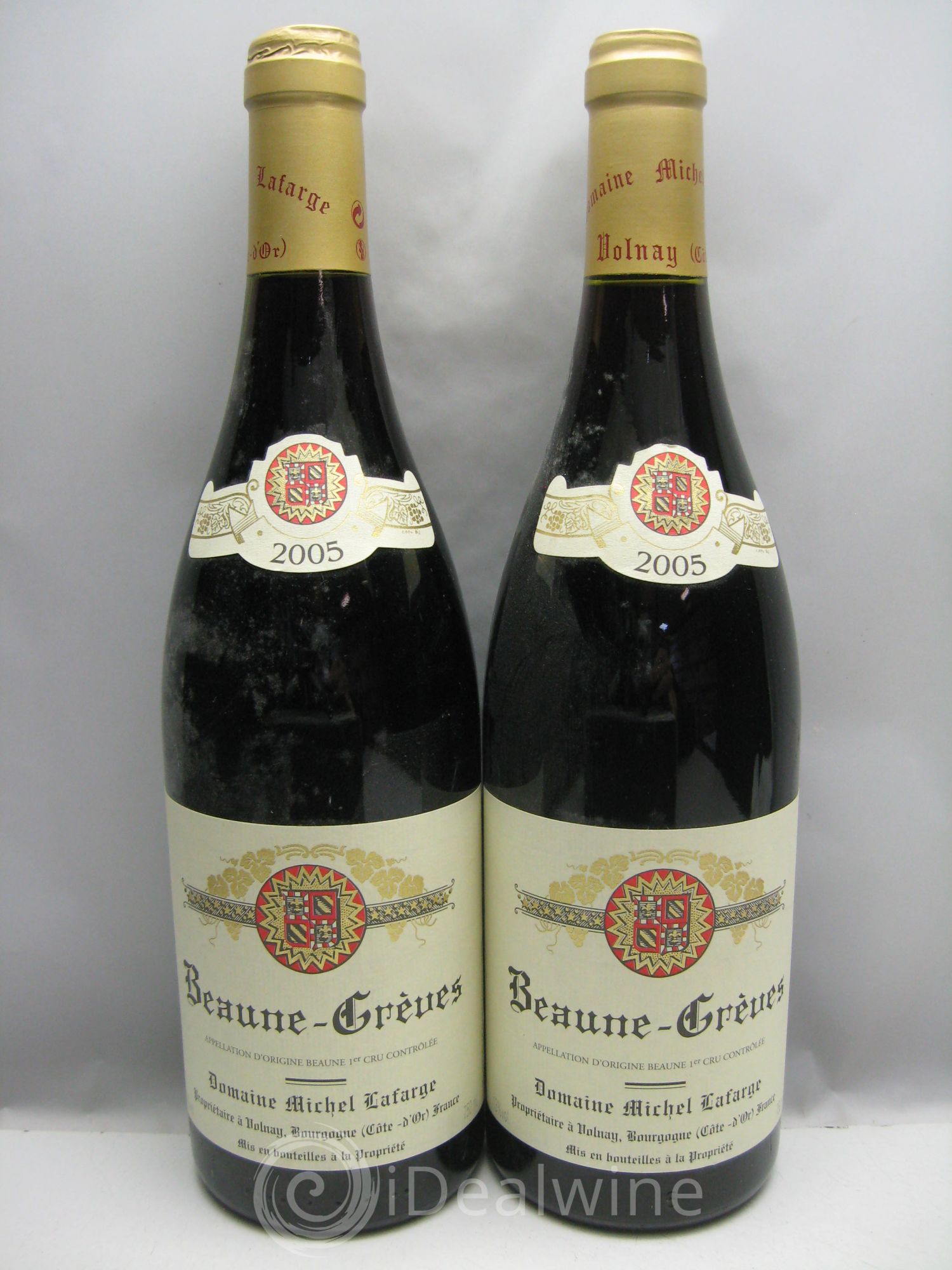 Beaune 1er Cru Grèves Lafarge (Domaine) (sans prix de réserve) 2005 - Lot de 2 bouteilles - 0