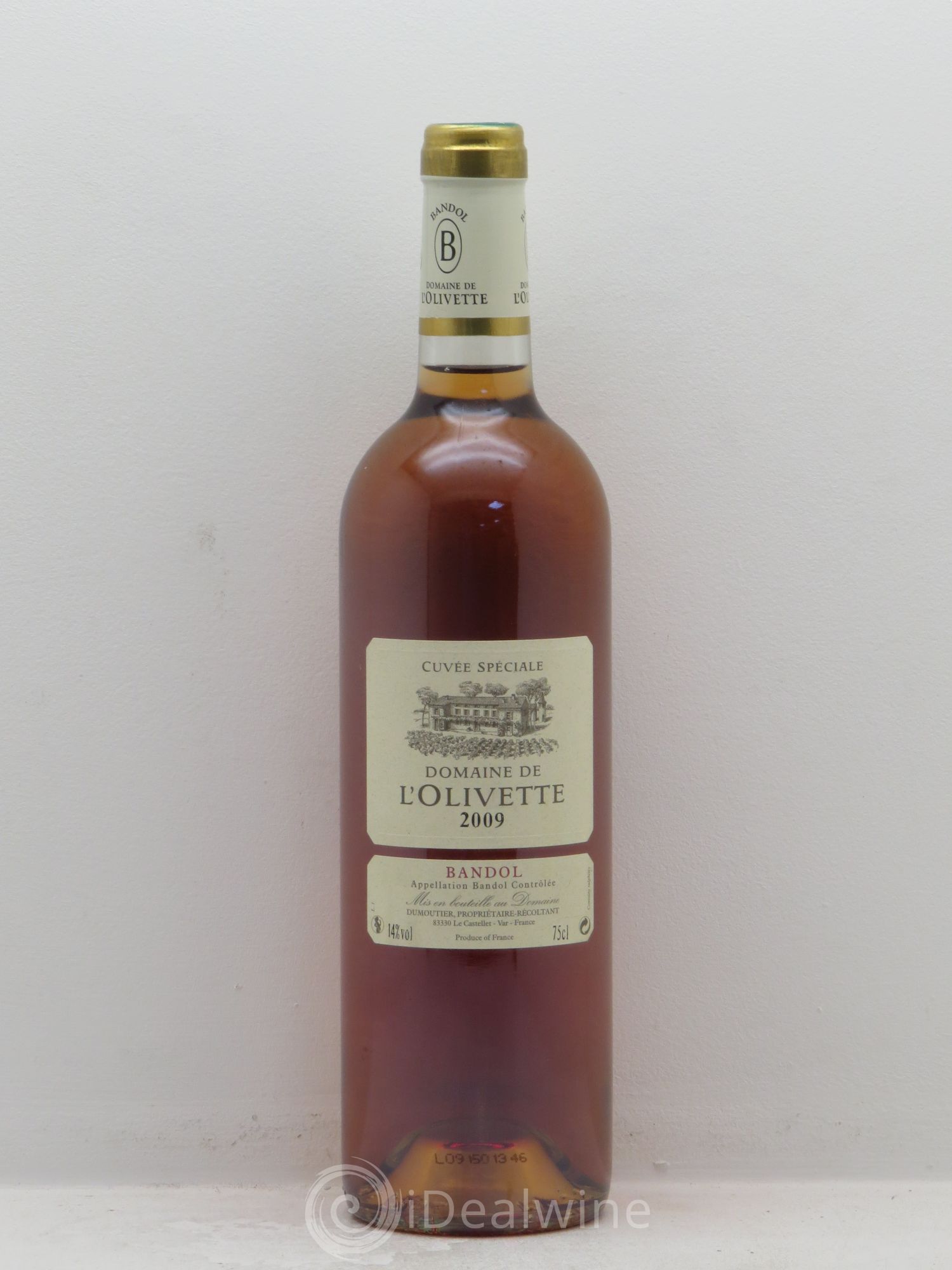 Bandol Domaine de l'Olivette Cuvée Spéciale (sans prix de réserve) 2009 - Posten von 1 Flasche - 0