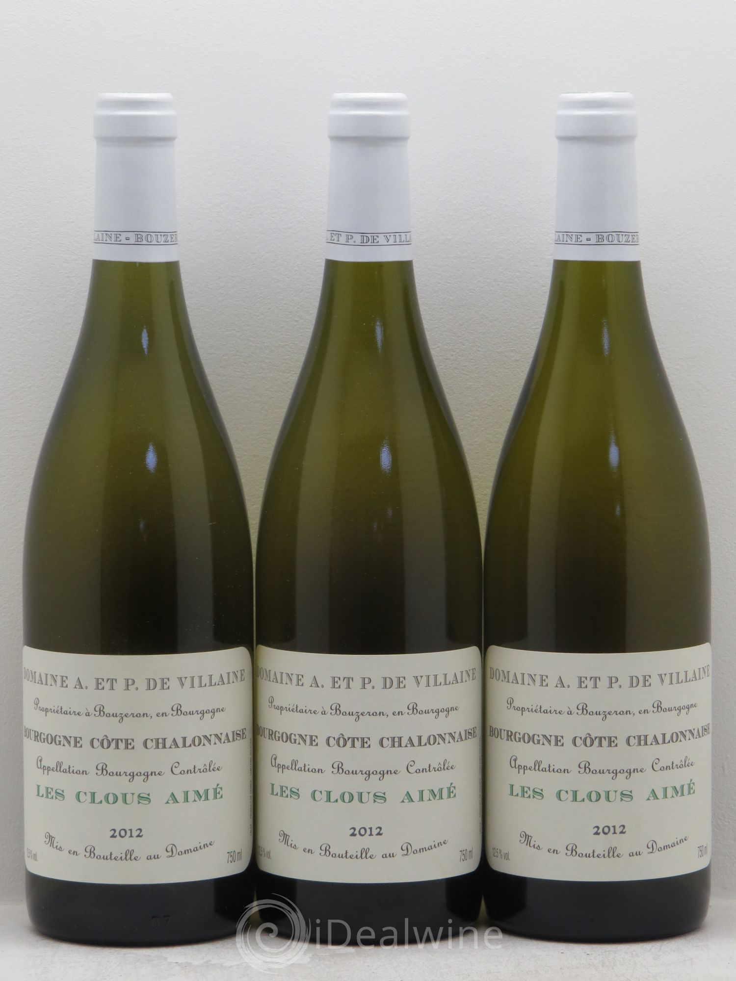 Bourgogne Côte Chalonnaise Les Cloux Aimés - De Villaine (sans prix de réserve) 2012 - Posten von 3 Flaschen - 0
