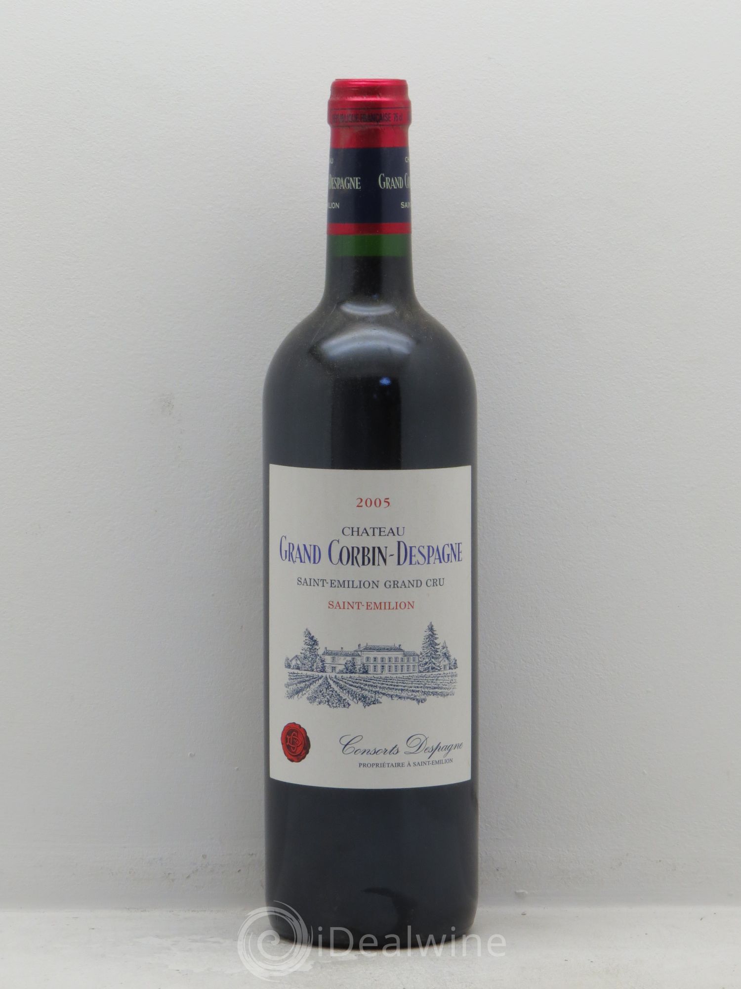 Château Grand Corbin Despagne Grand Cru Classé (sans prix de réserve) 2005 - Lot de 1 bouteille - 0