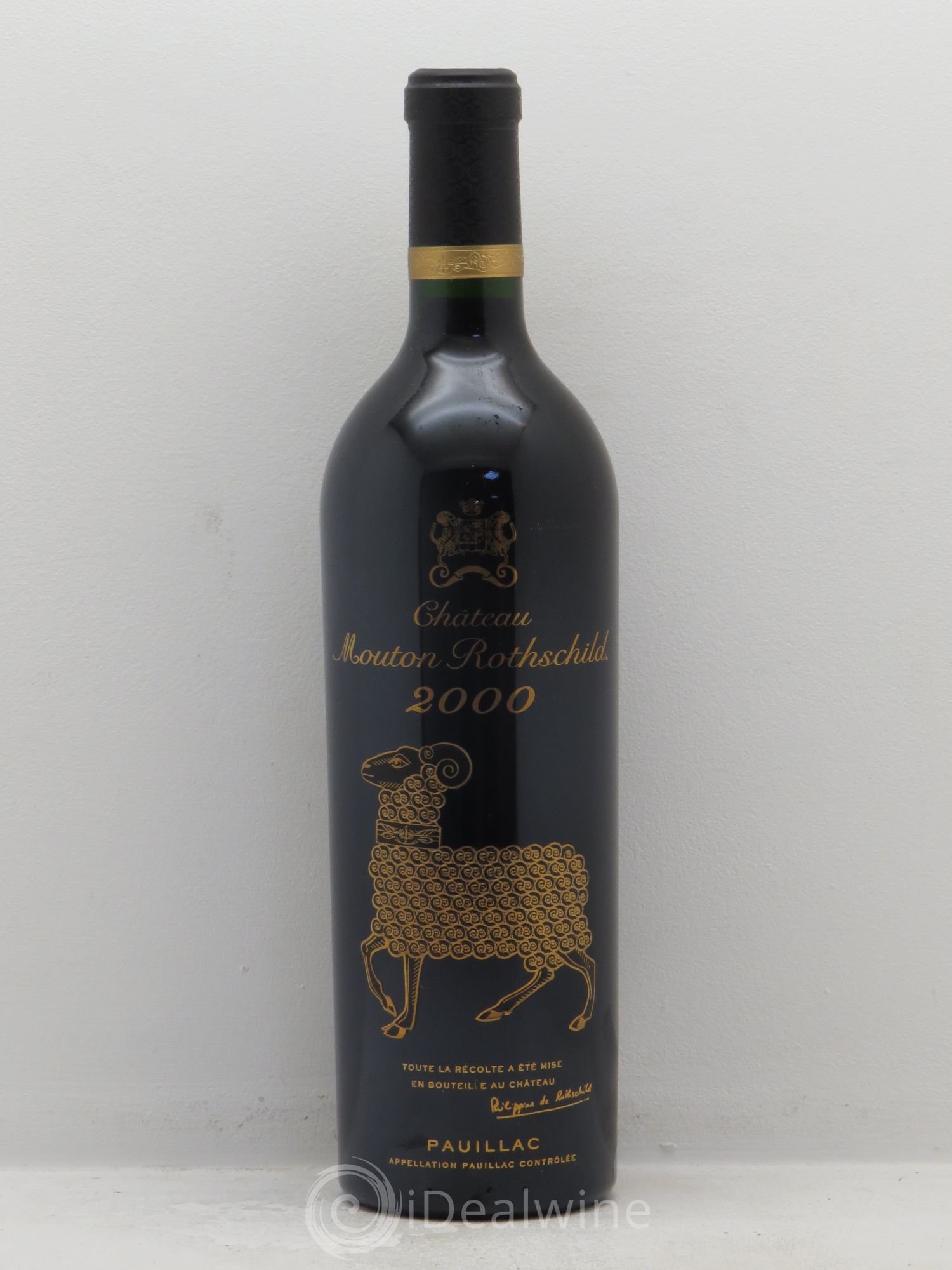 Château Mouton Rothschild 1er Grand Cru Classé 2000 - Lot de 1 bouteille - 0