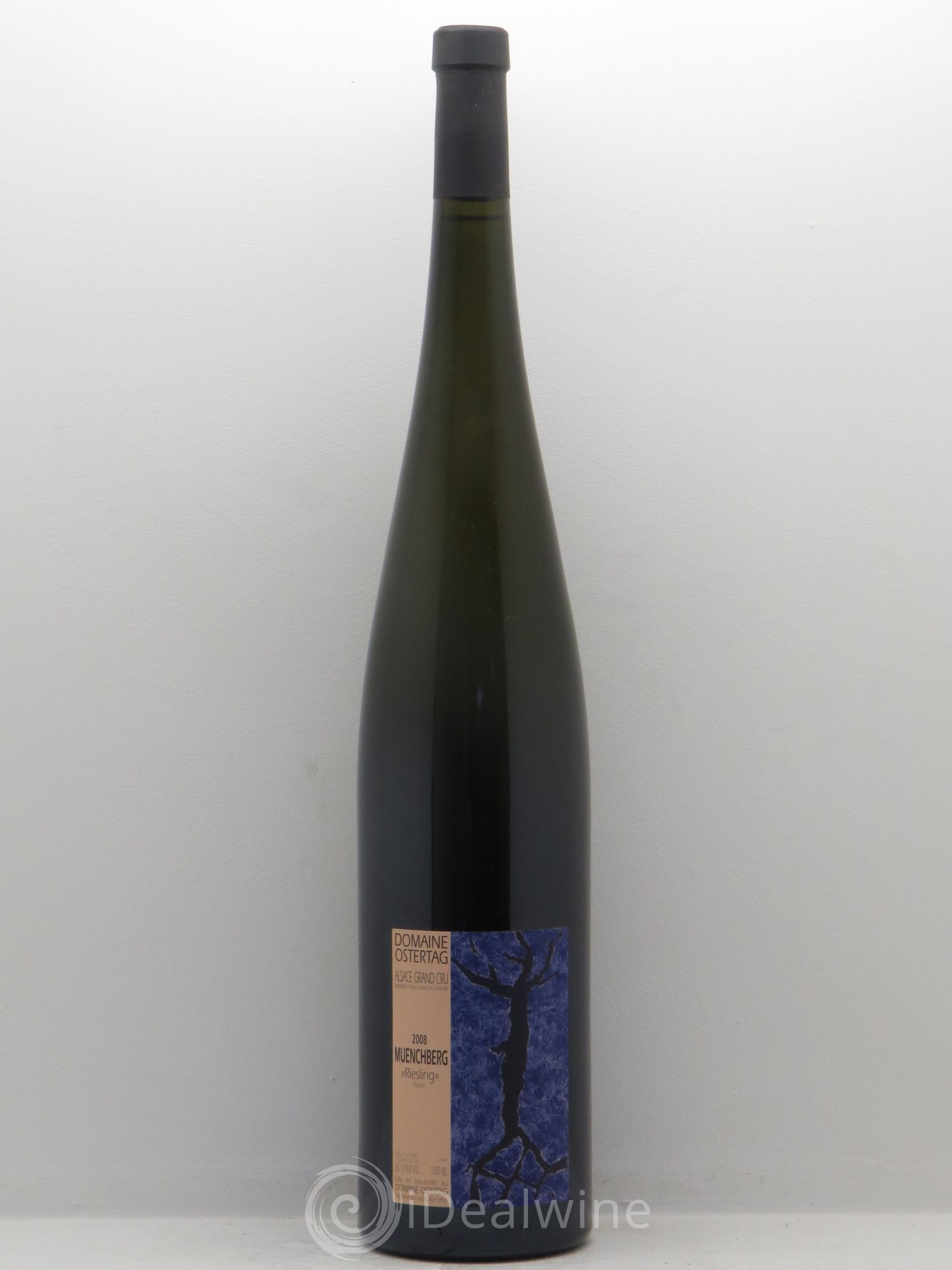 Alsace Riesling Grand Cru Muenchberg Ostertag (Domaine) (sans prix de réserve) 2008 - Lot de 1 magnum - 0