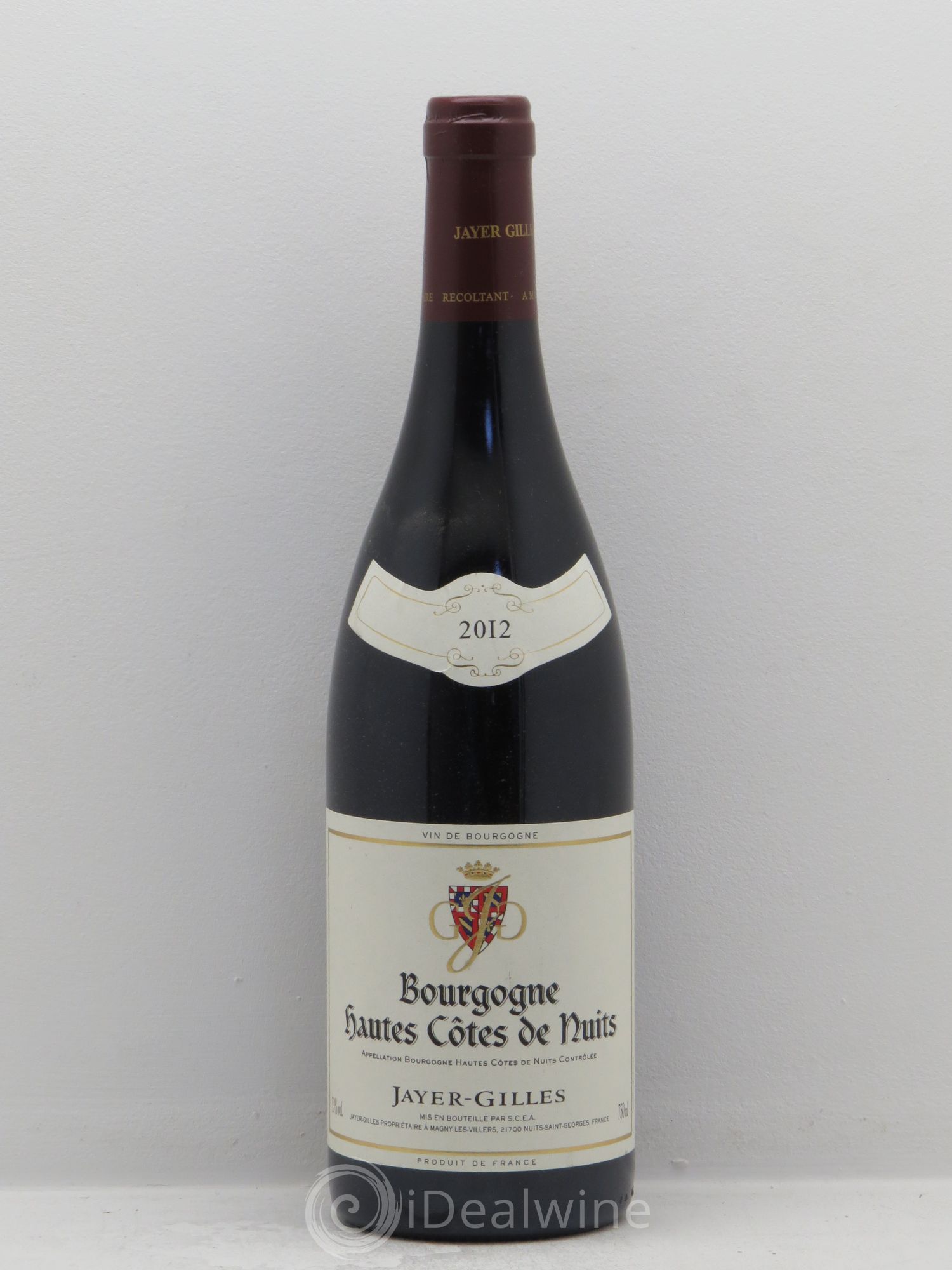 Hautes-Côtes de Nuits Hoffmann-Jayer (anciennement Jayer-Gilles) (sans prix de réserve) 2012 - Lot de 1 bouteille - 0