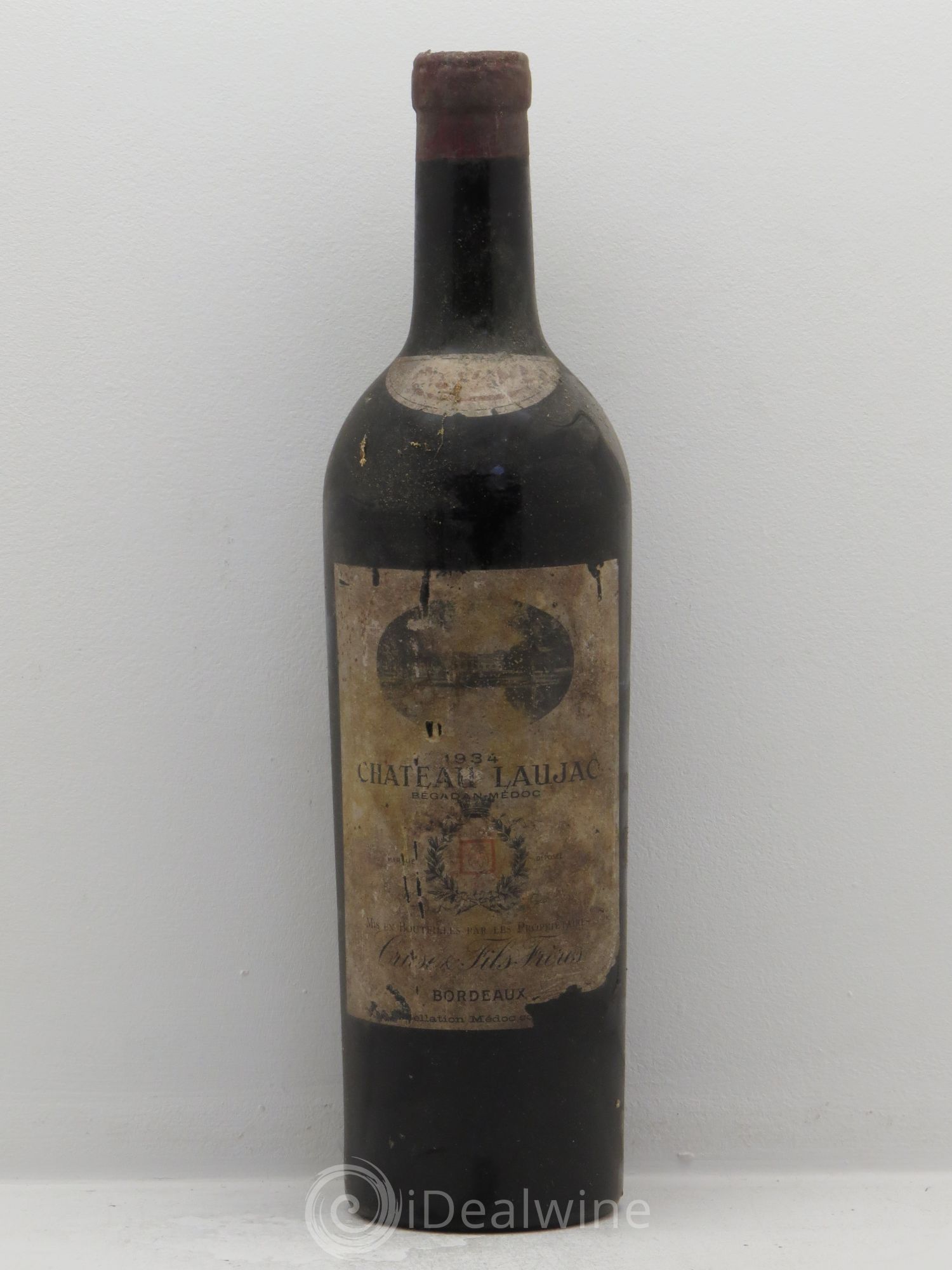 Château Laujac Cru Bourgeois Mise Négoce Cruise (sans prix de réserve) 1934 - Posten von 1 Flasche - 0