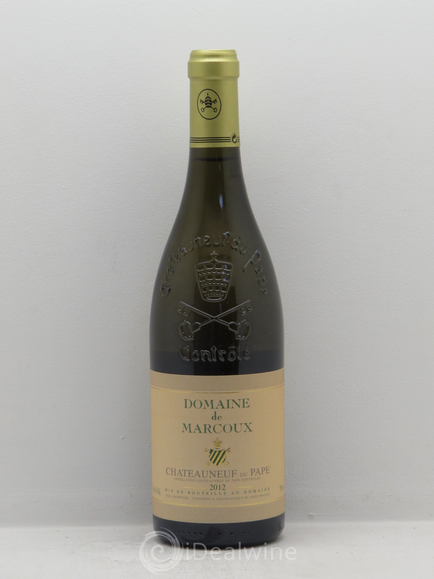 Châteauneuf-du-Pape Marcoux (Domaine de) (sans prix de réserve) 2012 - Lot de 1 bouteille - 0