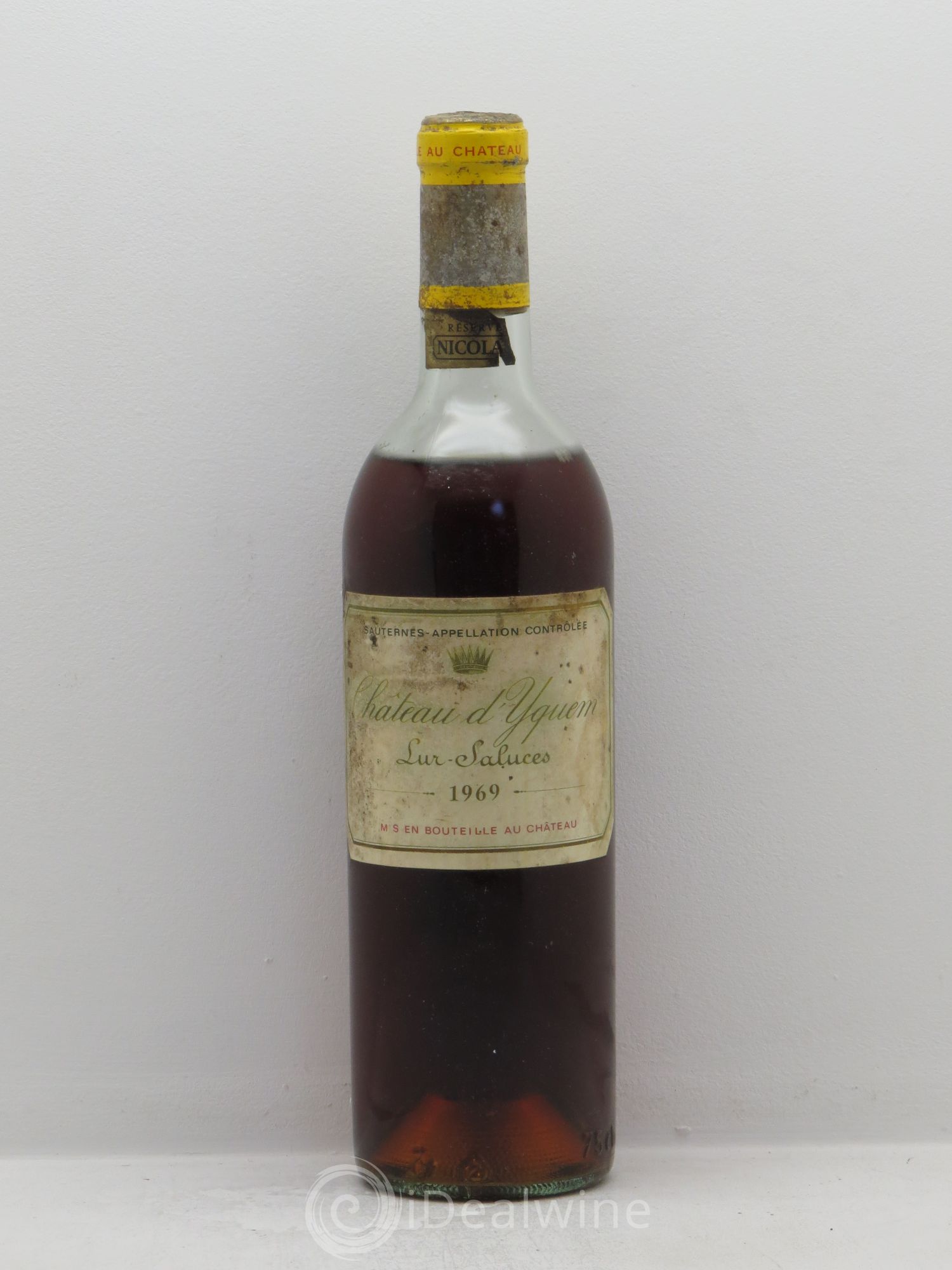 Château d' Yquem 1er Cru Classé Supérieur 1969 - Lotto di 1 bottiglia - 0