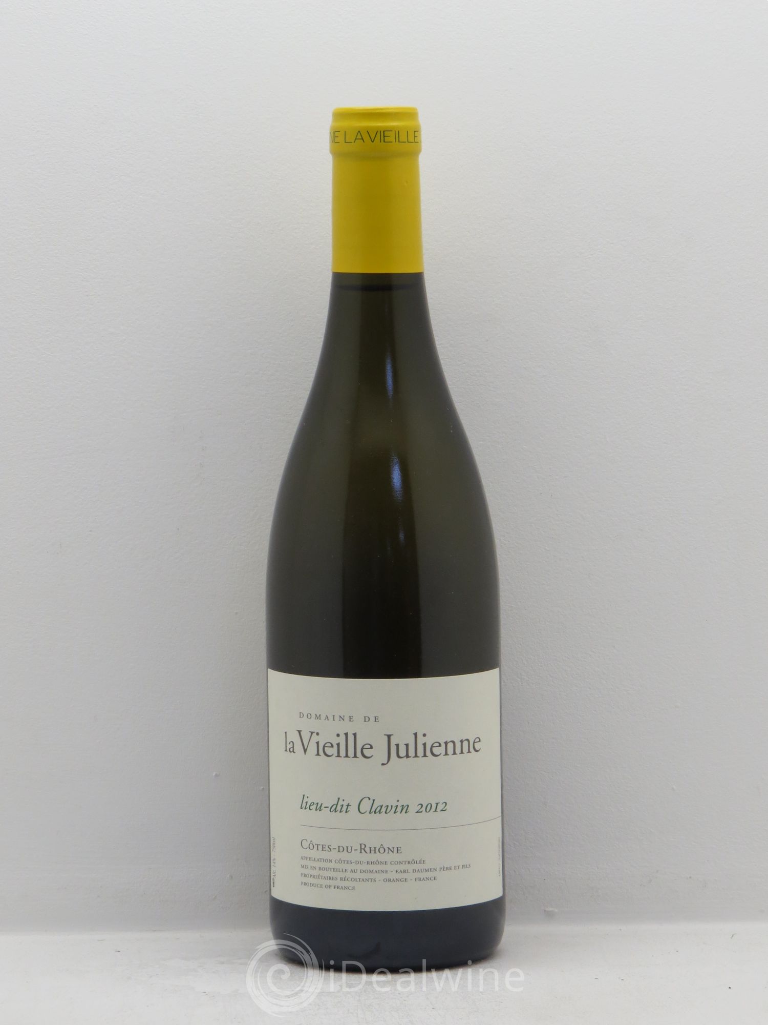 Côtes-du-Rhône Vieille Julienne (Domaine de la) Lieu-dit Clavin Jean-Paul Daumen (sans prix de réserve) 2012 - Lot de 1 bouteille - 0
