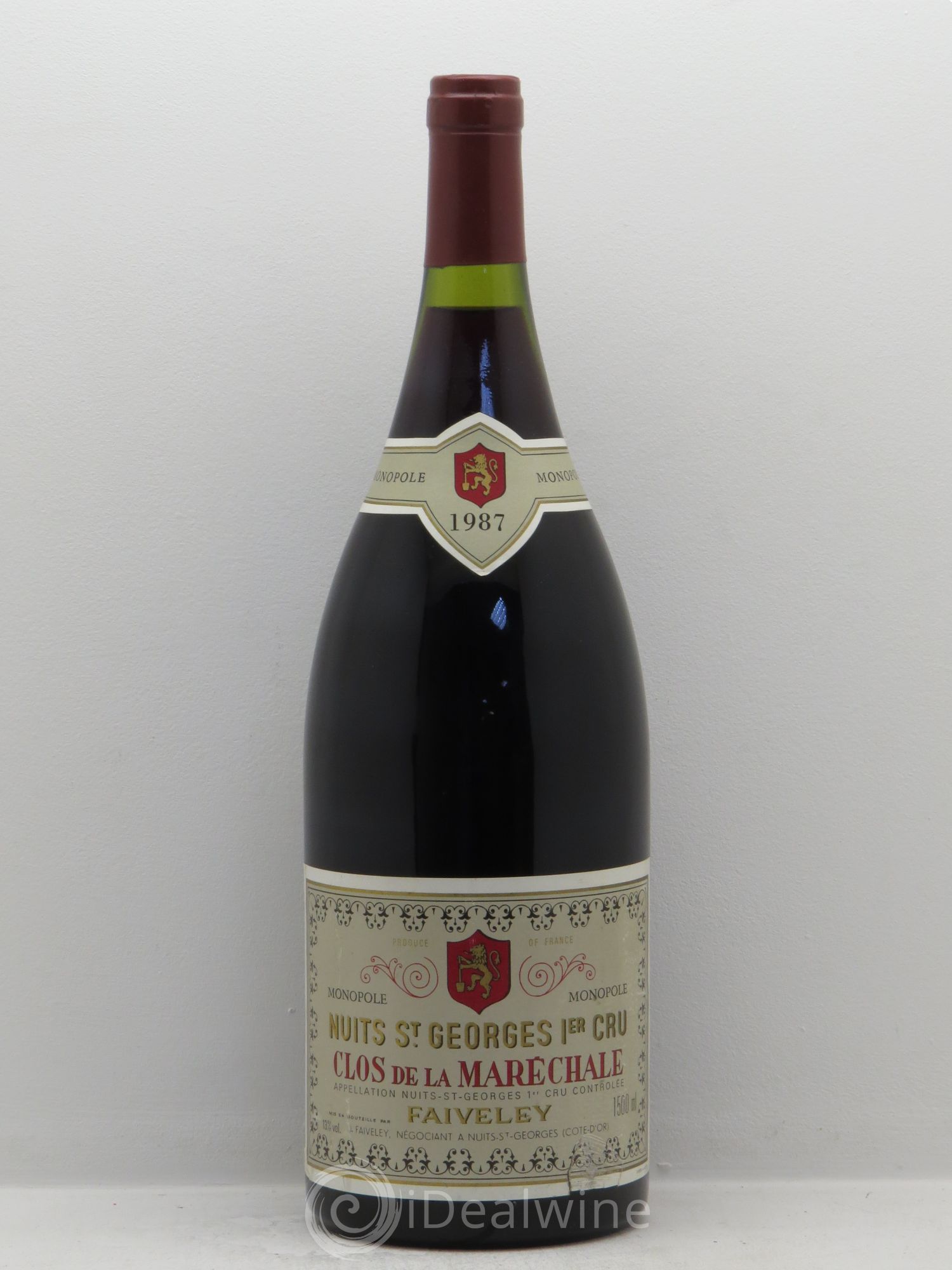 Nuits-Saint-Georges 1er Cru Clos de La Maréchale Jacques-Frédéric Mugnier (sans prix de réserve) 1987 - Lot de 1 magnum - 0