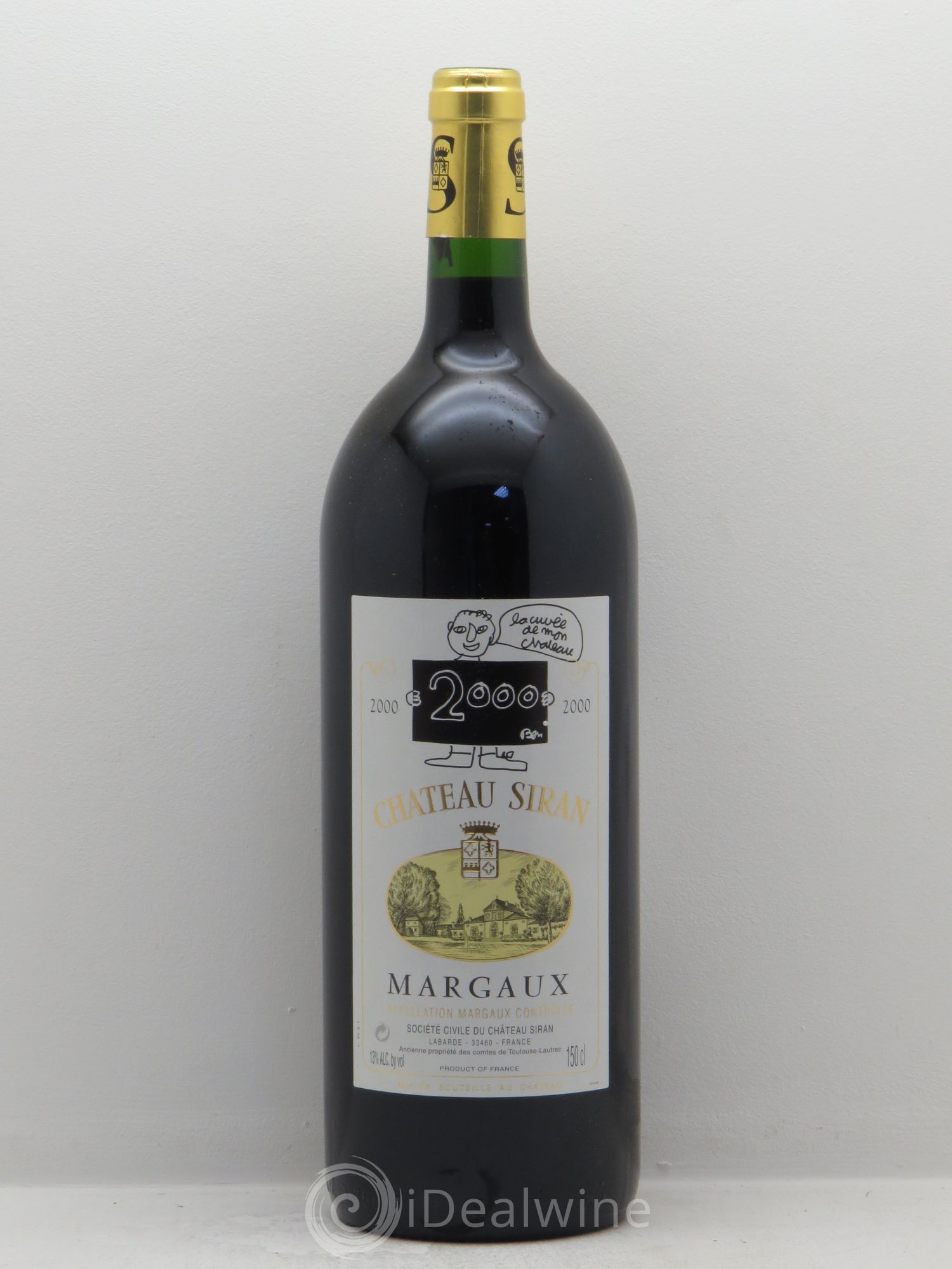 Château Siran (sans prix de réserve) 2000 - Lot de 1 magnum - 0