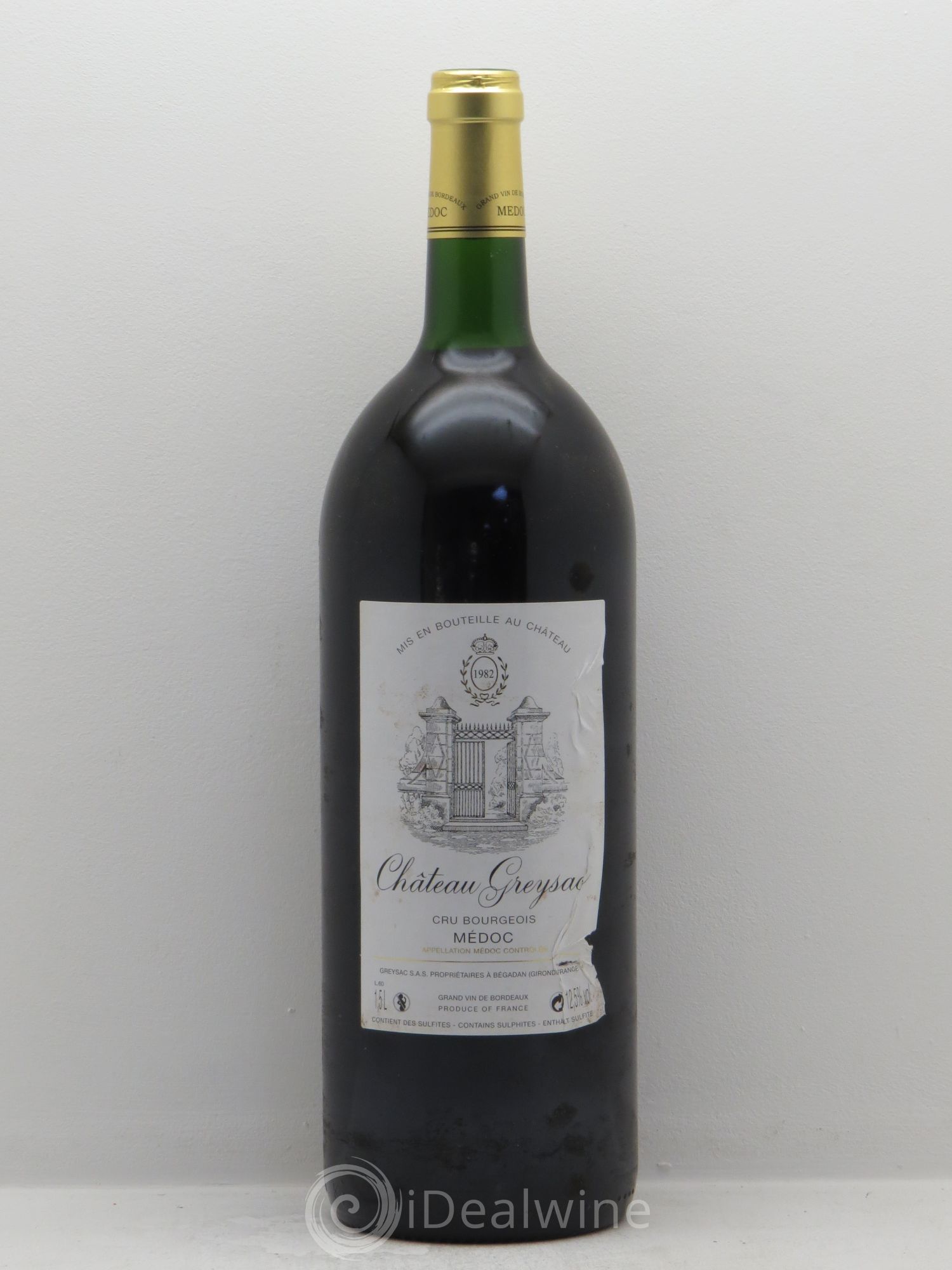 Château Greysac Cru Bourgeois (sans prix de réserve) 1982 - Lot de 1 magnum - 0