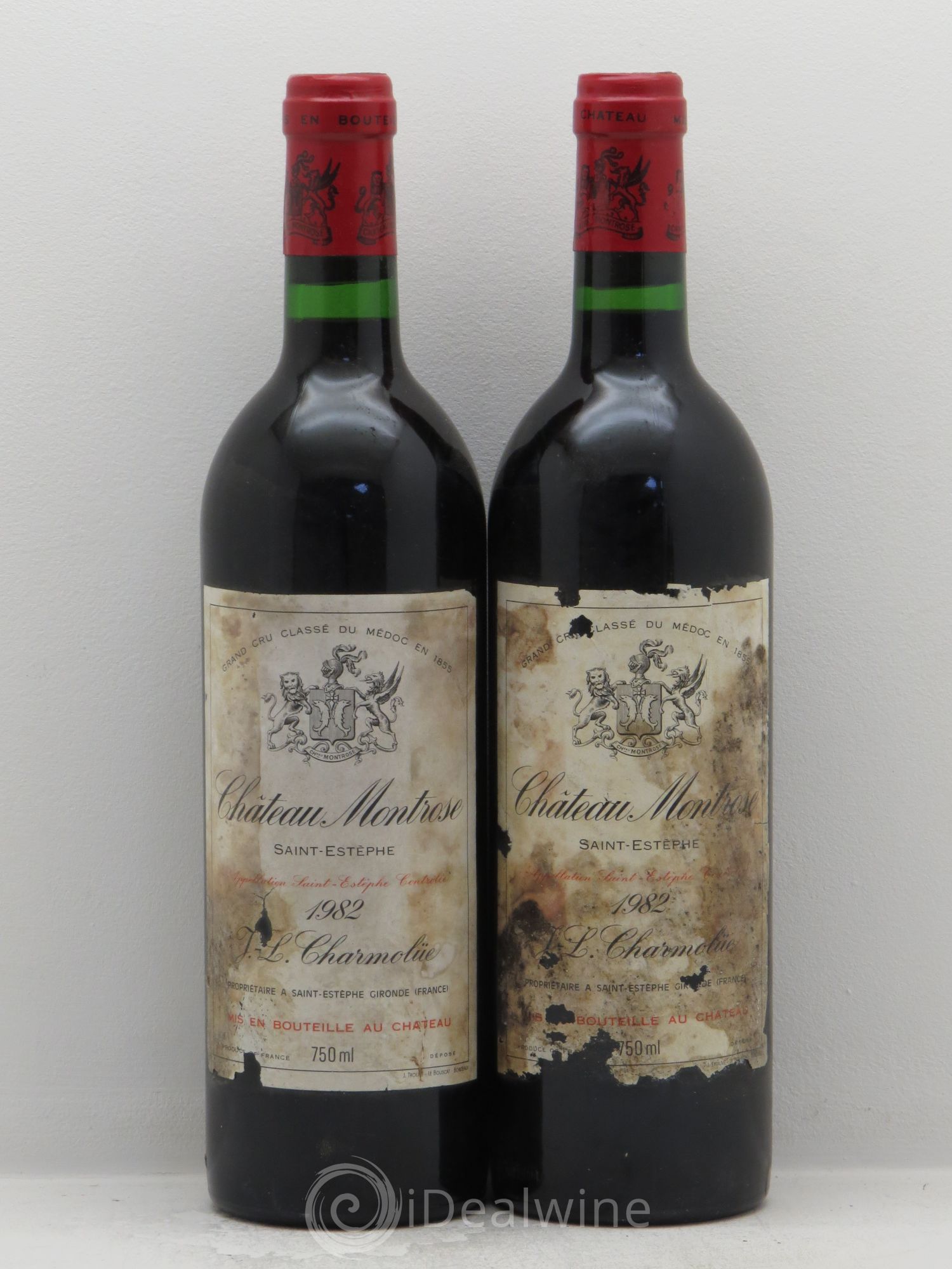 Château Montrose 2ème Grand Cru Classé 1982 - Lot de 2 bouteilles - 0