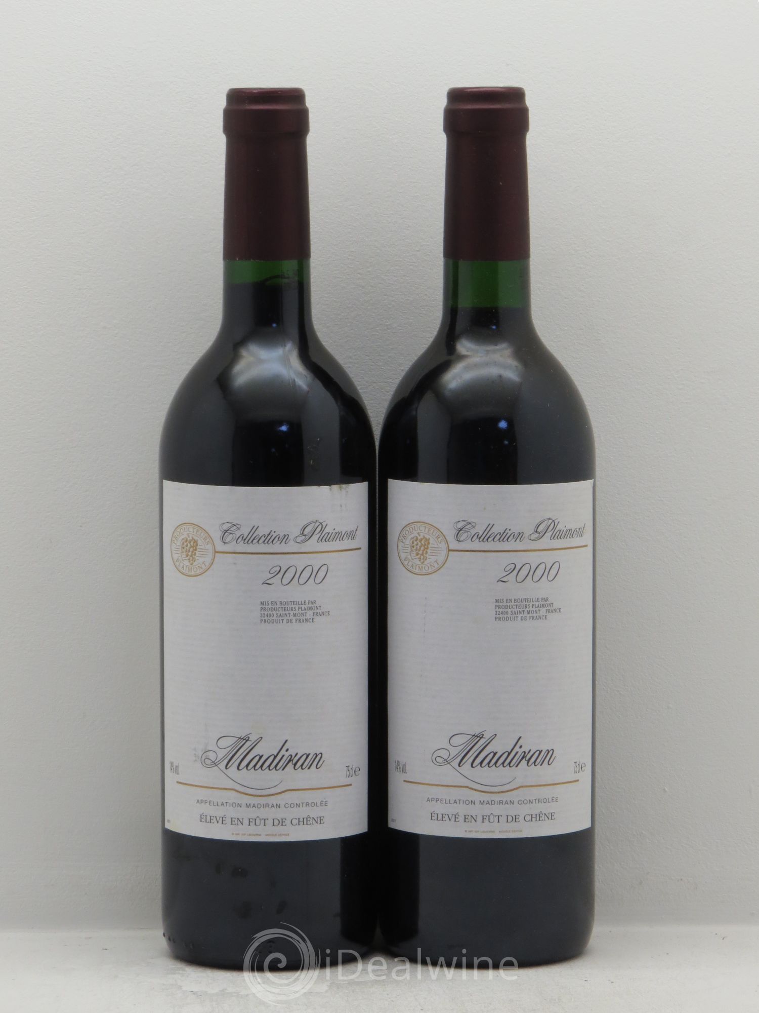 Madiran Collection Plaimont (sans prix de réserve) 2000 - Posten von 2 Flaschen - 0