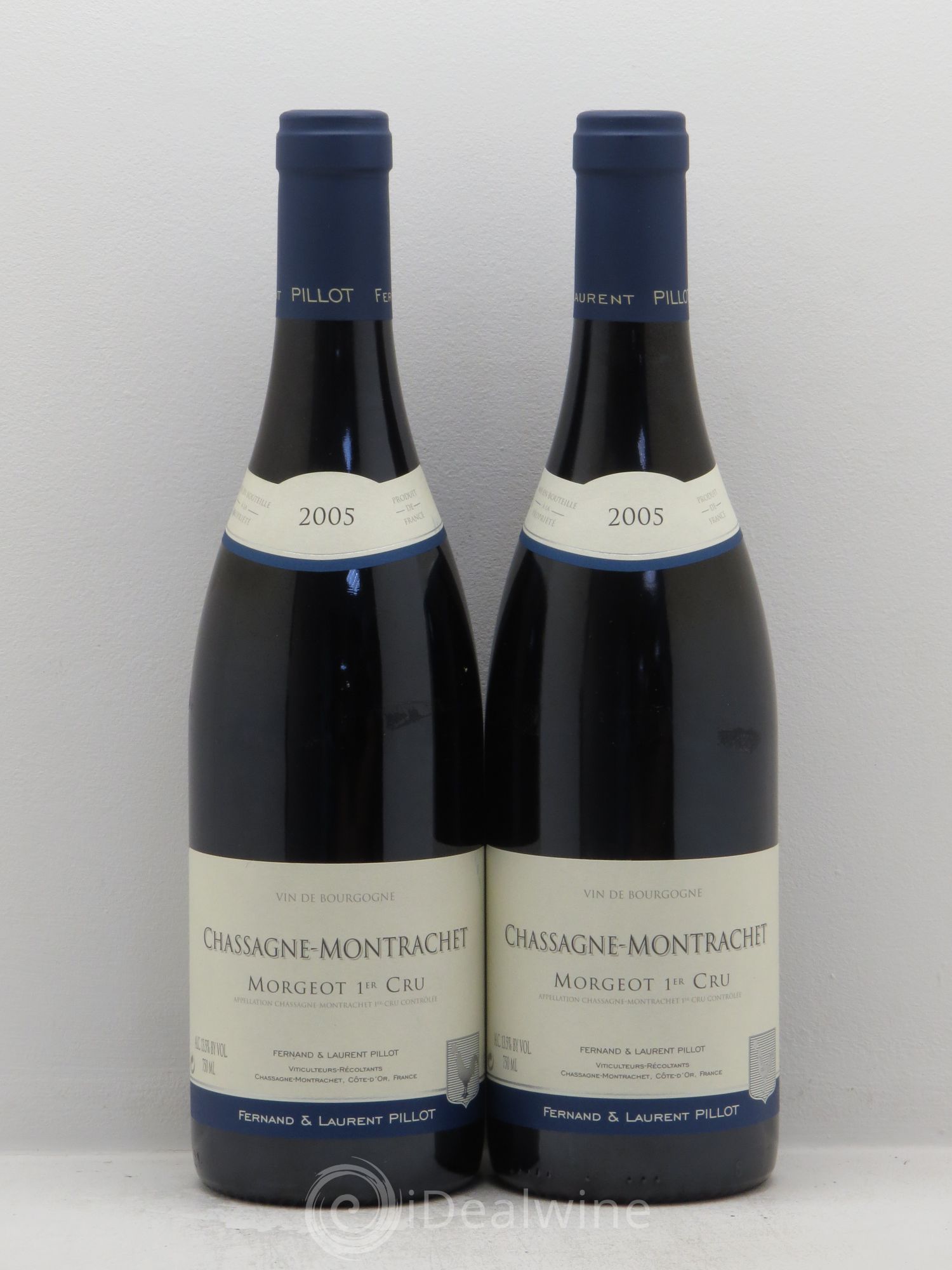Chassagne-Montrachet 1er Cru Morgeot F et L Pillot (sans prix de réserve) 2005 - Posten von 2 Flaschen - 0