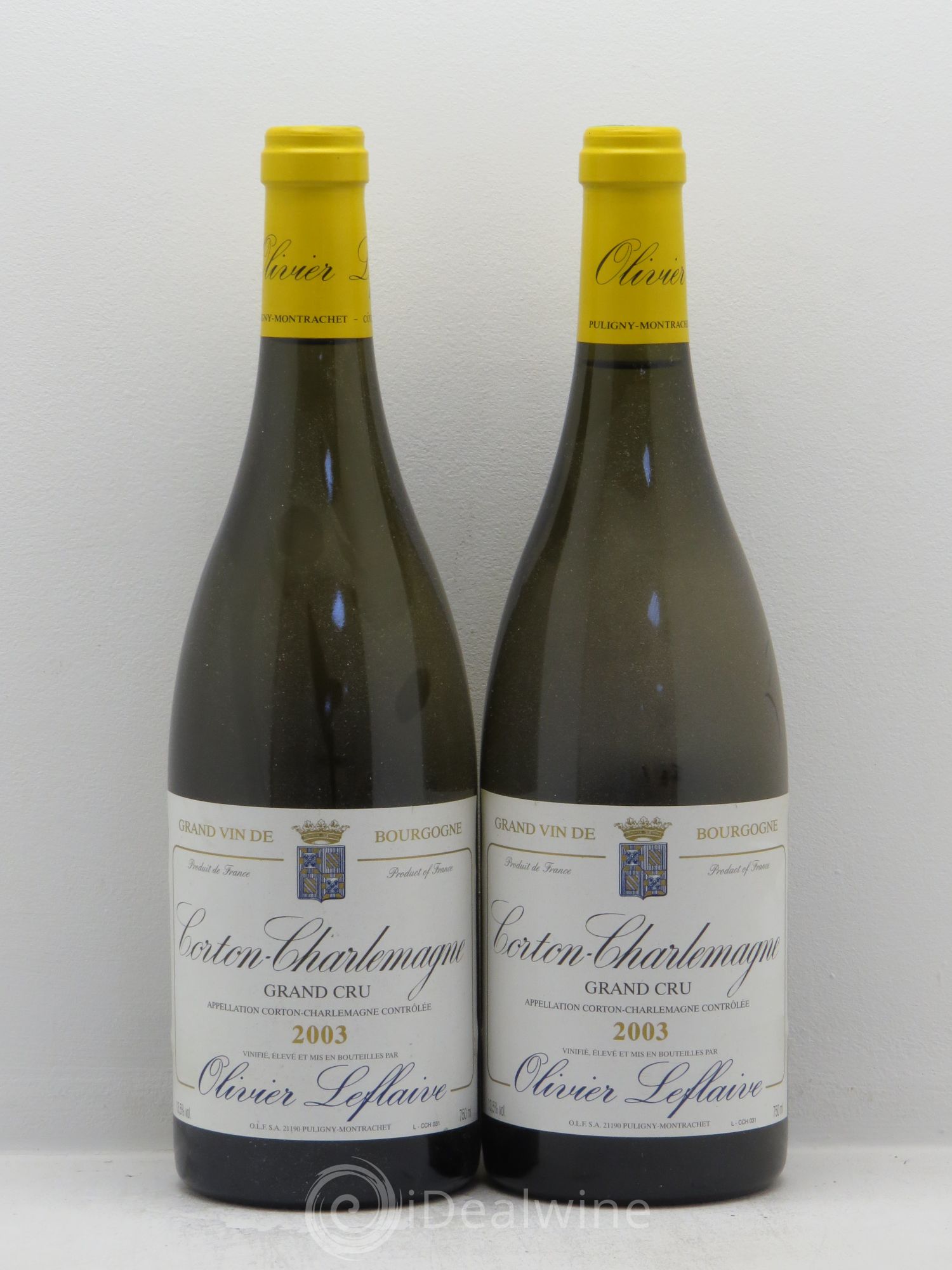 Corton-Charlemagne Grand Cru 2003 - Posten von 2 Flaschen - 0