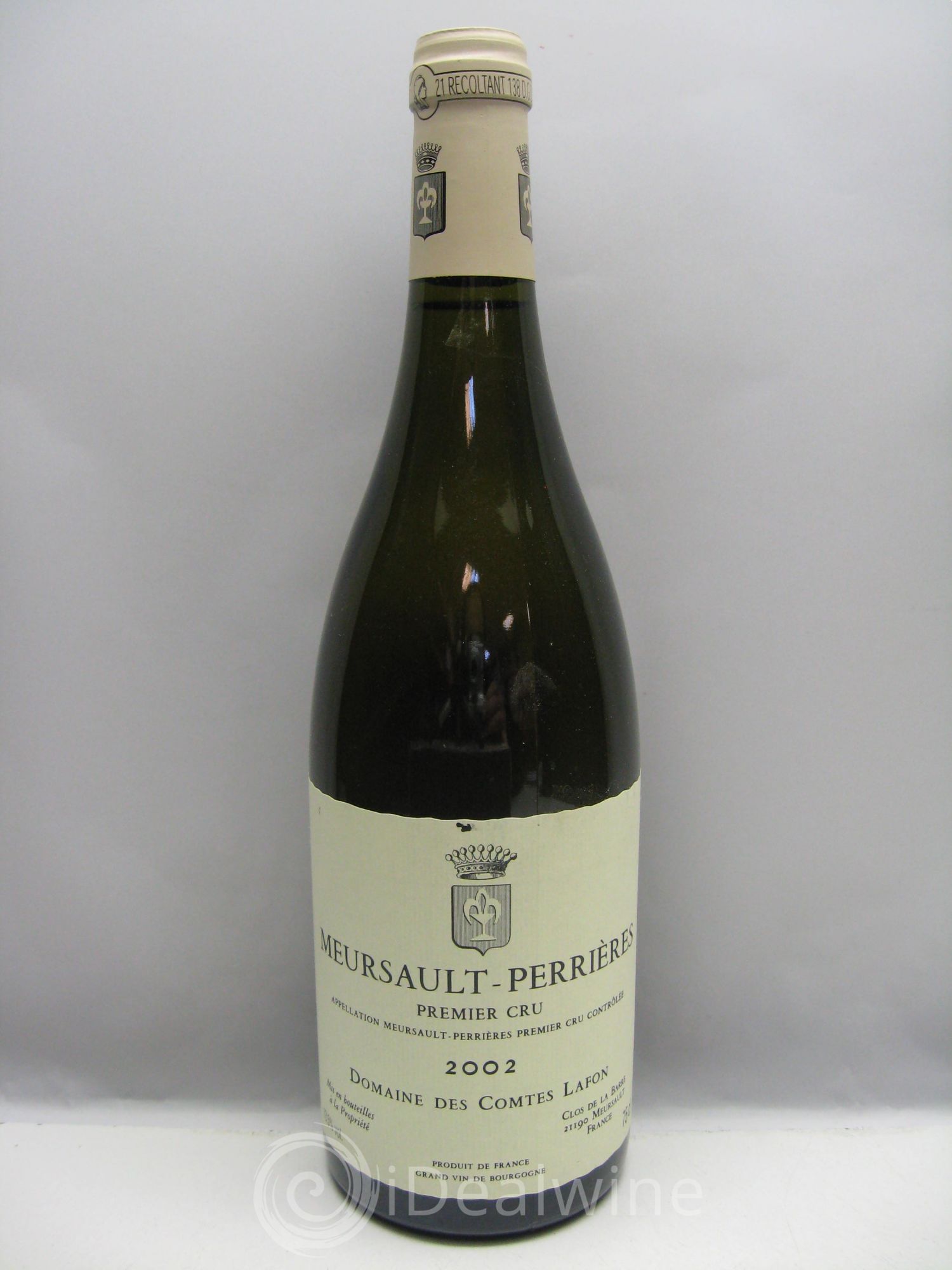 Meursault 1er Cru Perrières Comtes Lafon (Domaine des) 2002 - Lot de 1 bouteille - 0