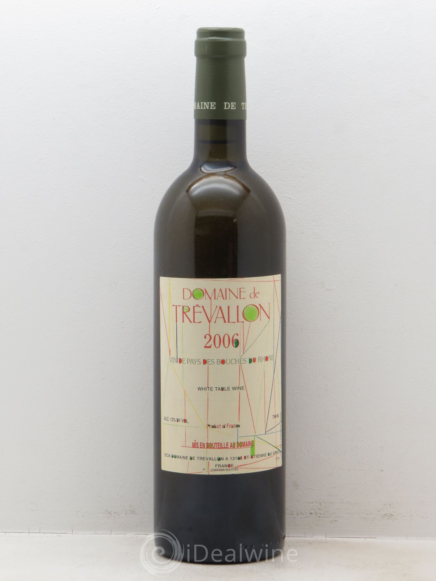 VDP Bouches du Rhône Trévallon (Domaine de) Eloi Dürrbach (sans prix de réserve) 2006 - Lot de 1 bouteille - 0