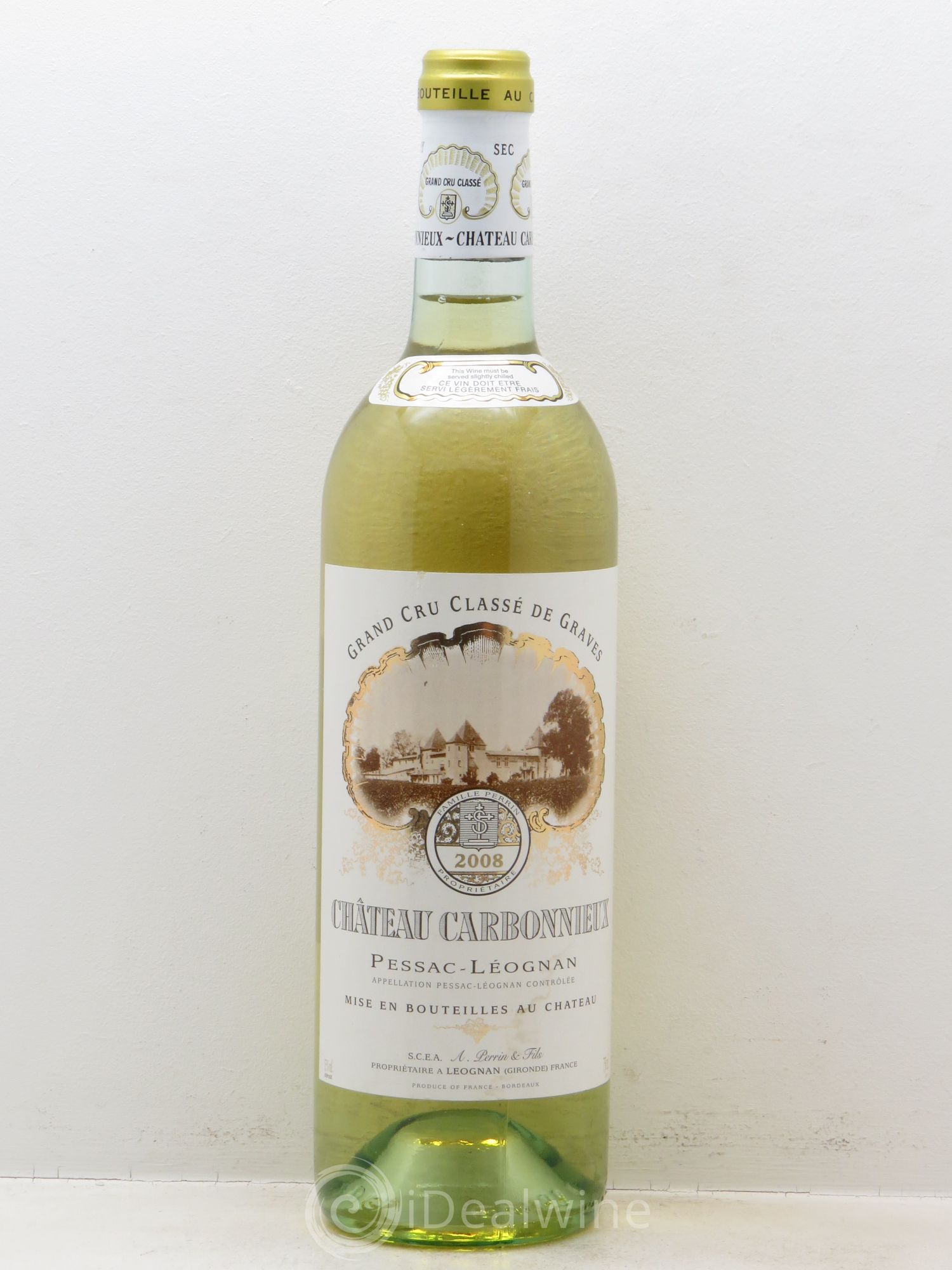 Château Carbonnieux Cru Classé de Graves (sans prix de réserve) 2008 - Lot de 1 bouteille - 0