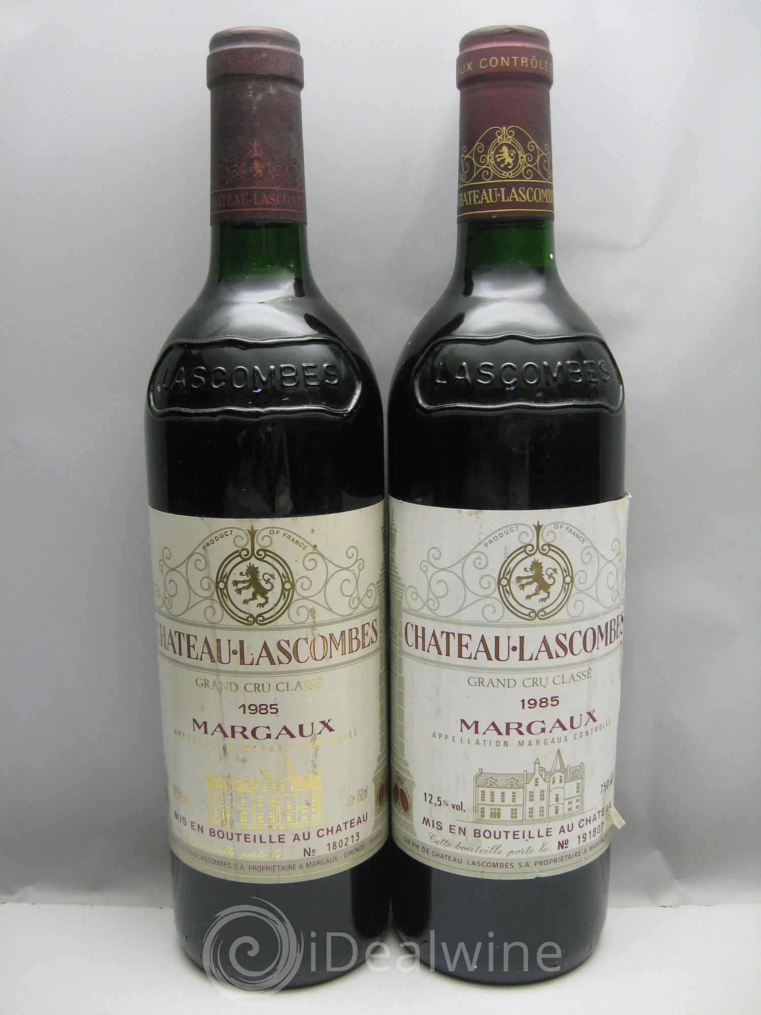 Château Lascombes 2ème Grand Cru Classé (sans prix de réserve) 1985 - Lot de 2 bouteilles - 0