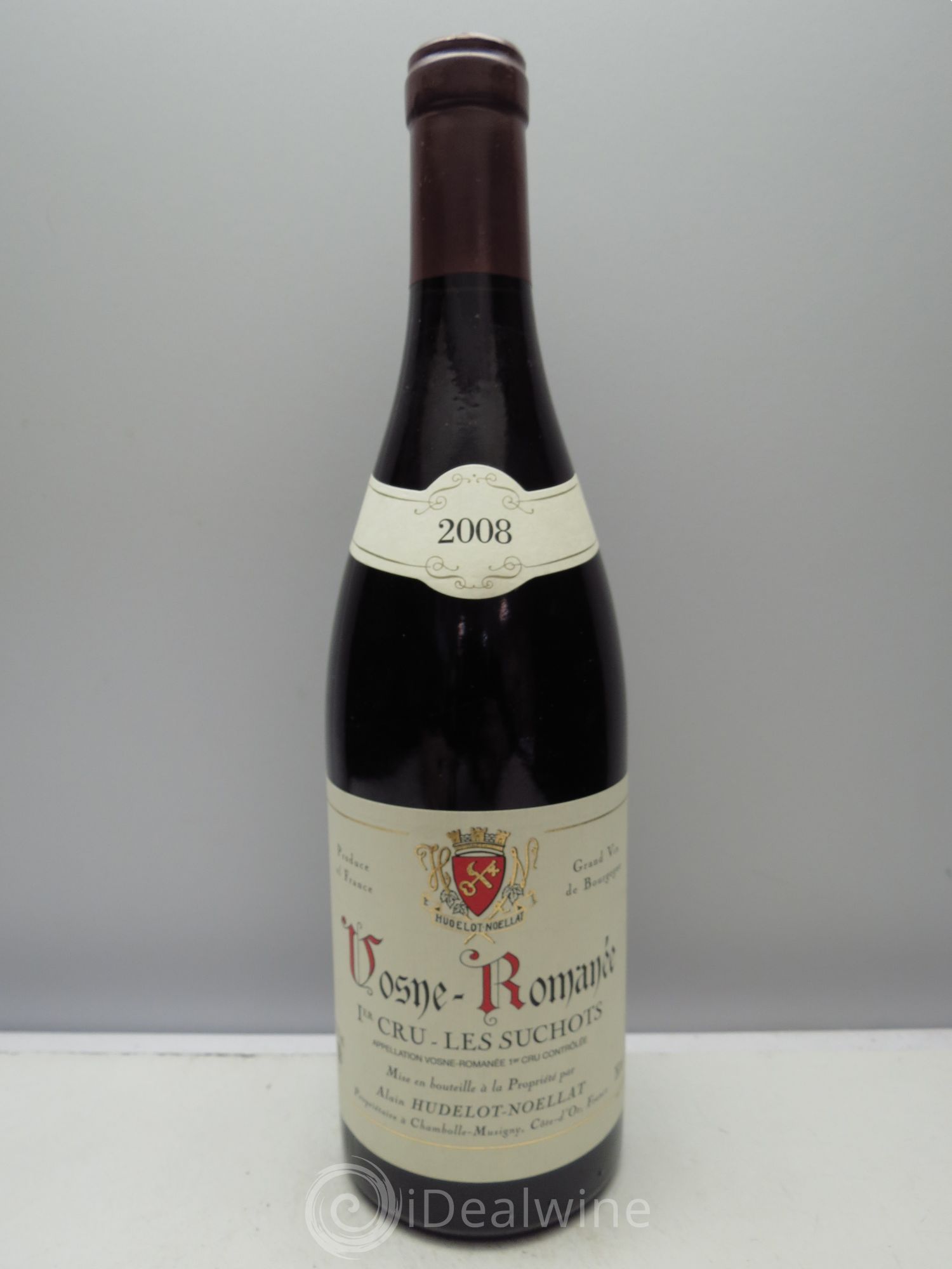 Vosne-Romanée 1er Cru Les Suchots Hudelot-Noëllat (sans prix de réserve) 2008 - Lot de 1 bouteille - 0