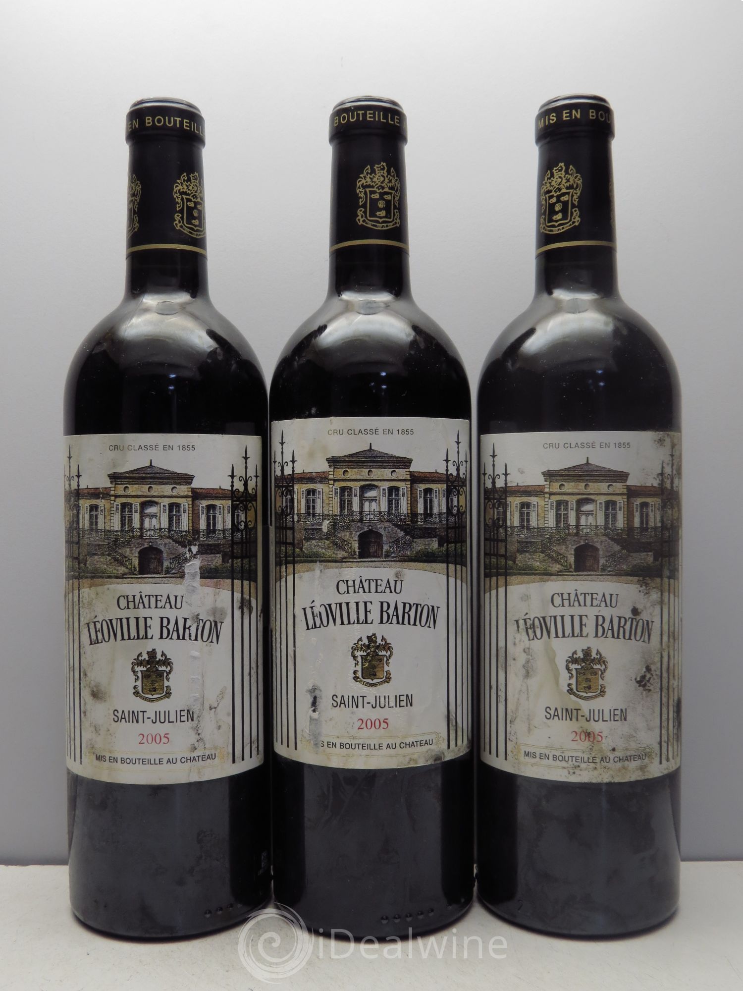 Château Léoville Barton 2ème Grand Cru Classé (sans prix de réserve) 2005 - Lot de 3 bouteilles - 0