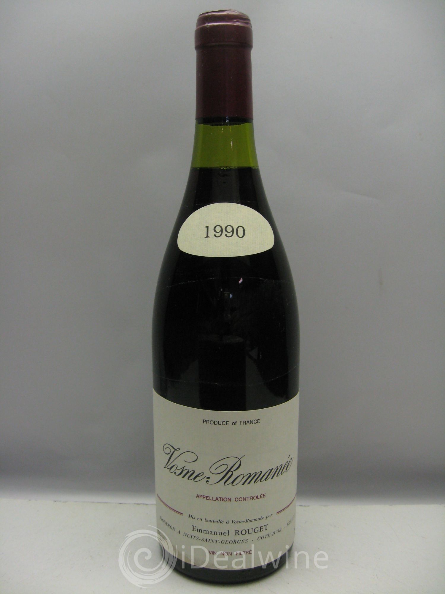Vosne-Romanée Emmanuel Rouget (sans prix de réserve) 1990 - Lot de 1 bouteille - 0