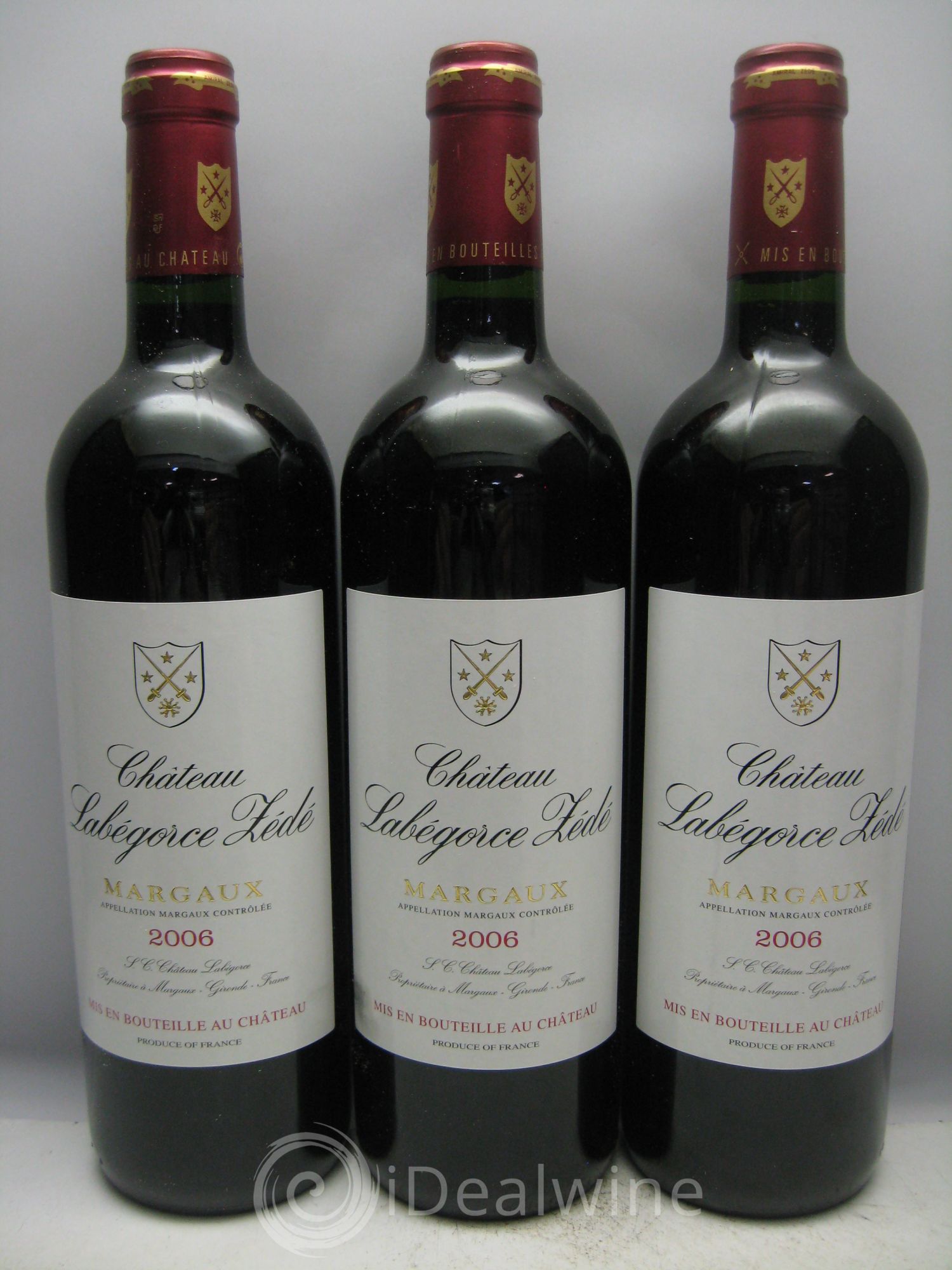 Château Labegorce Zédé Cru Bourgeois (sans prix de réserve) 2006 - Lot de 3 bouteilles - 0
