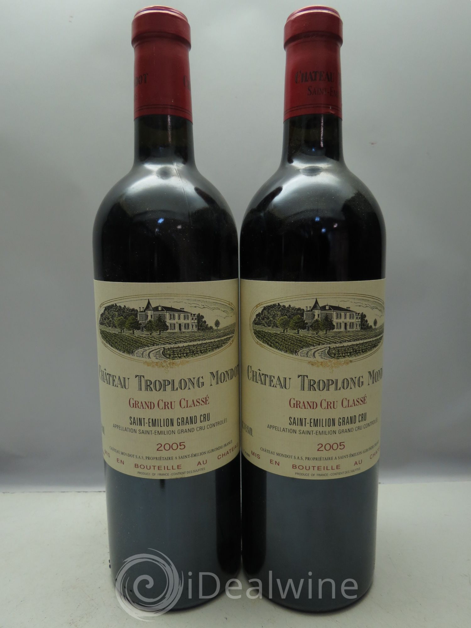 Château Troplong Mondot 1er Grand Cru Classé B 2005 - Lot de 12 bouteilles - 2