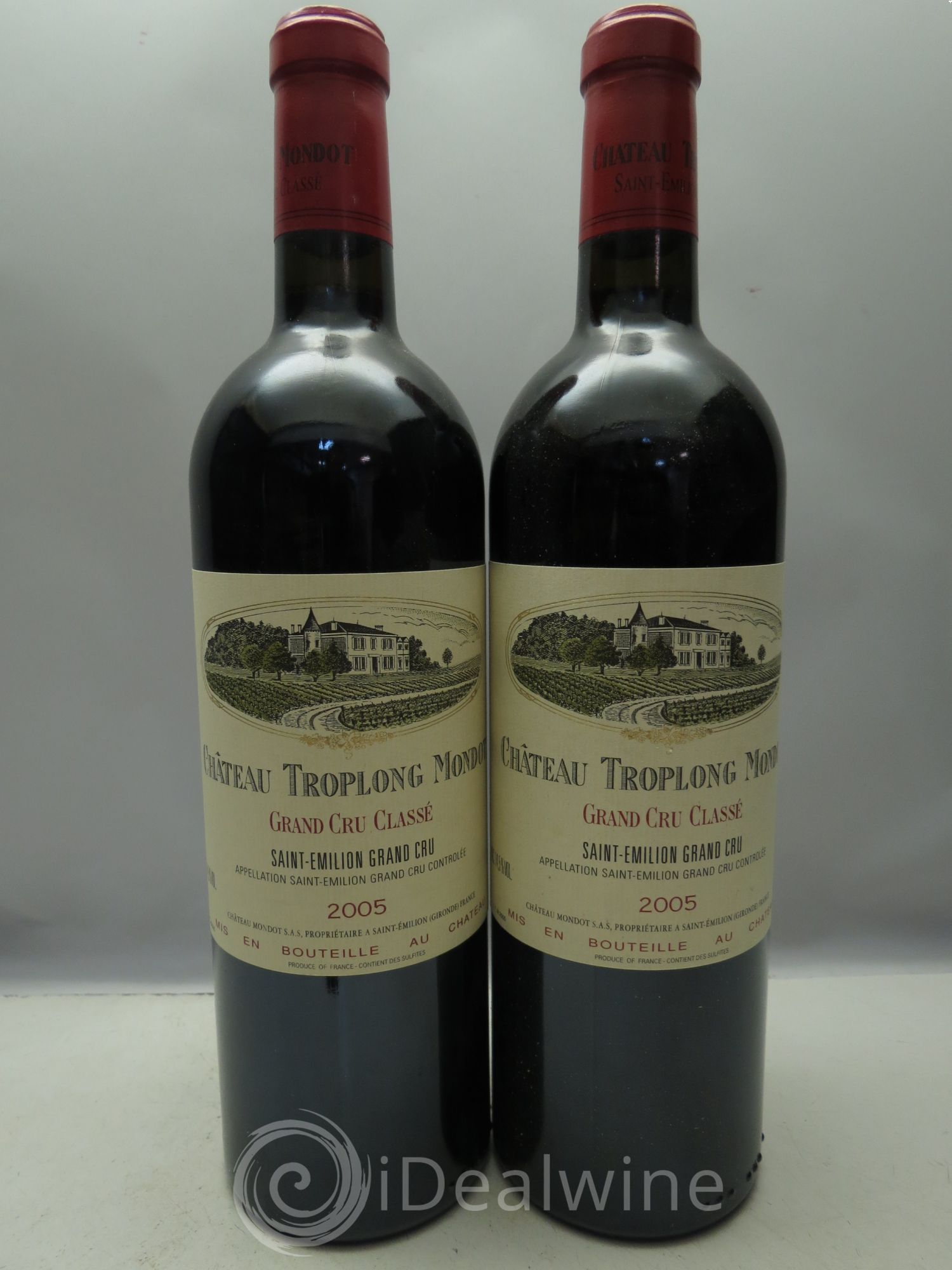 Château Troplong Mondot 1er Grand Cru Classé B 2005 - Lot de 12 bouteilles - 3