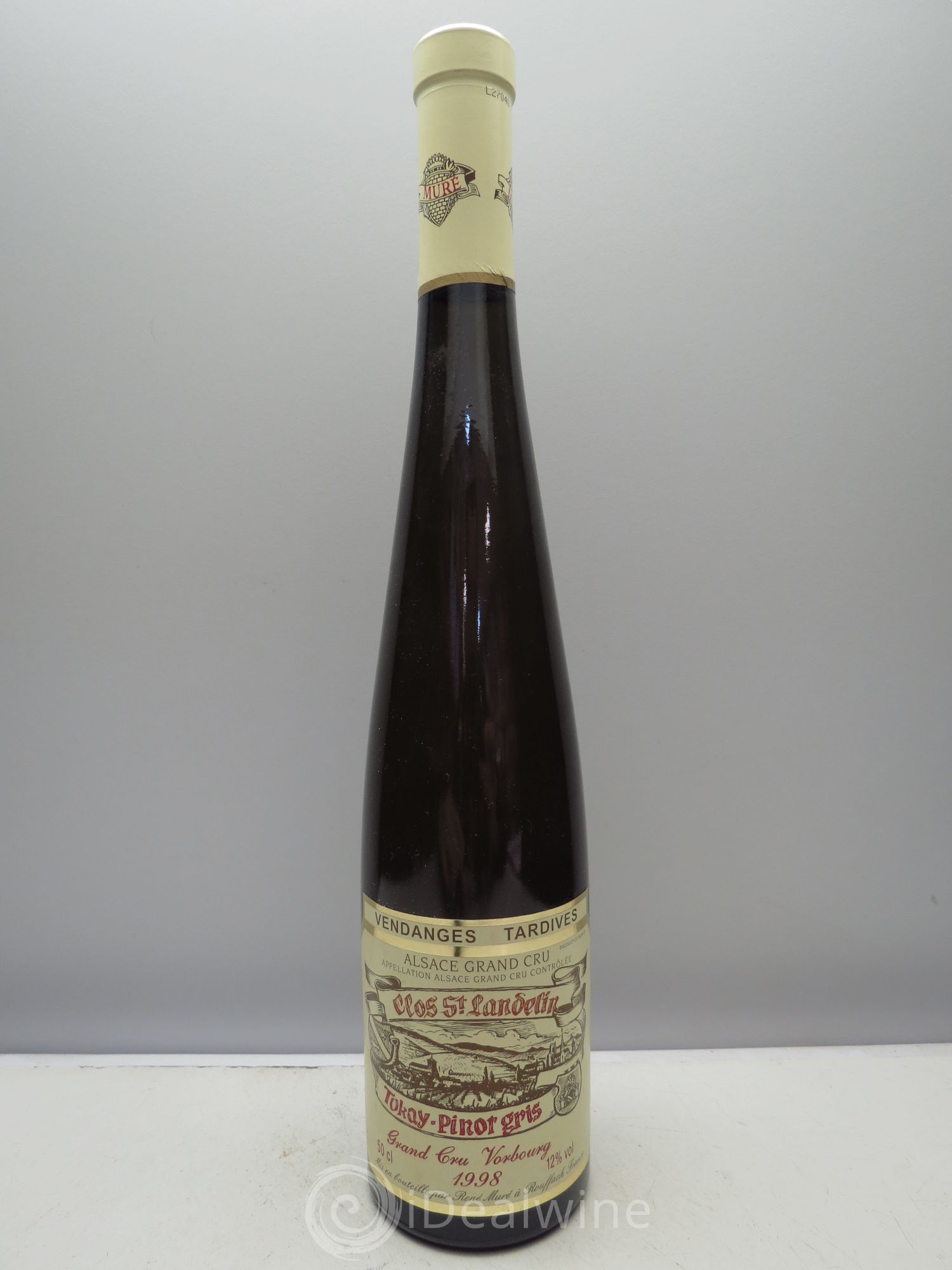 Pinot Gris (Tokay) Vendanges Tardives Vorbourg Mure (50cl) (sans prix de réserve) 1998 - Lotto di 6 bottiglie - 0