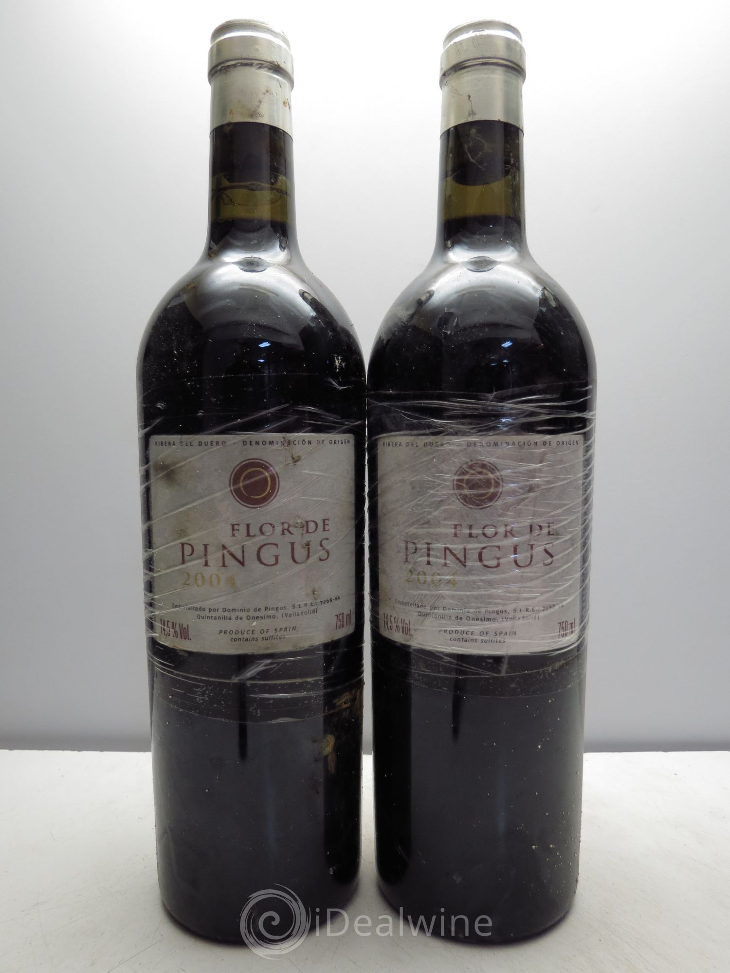 Ribera Del Duero Flor de Pingus Dominio de Pingus - Peter Sisseck 2004 - Lot de 2 bouteilles - 0