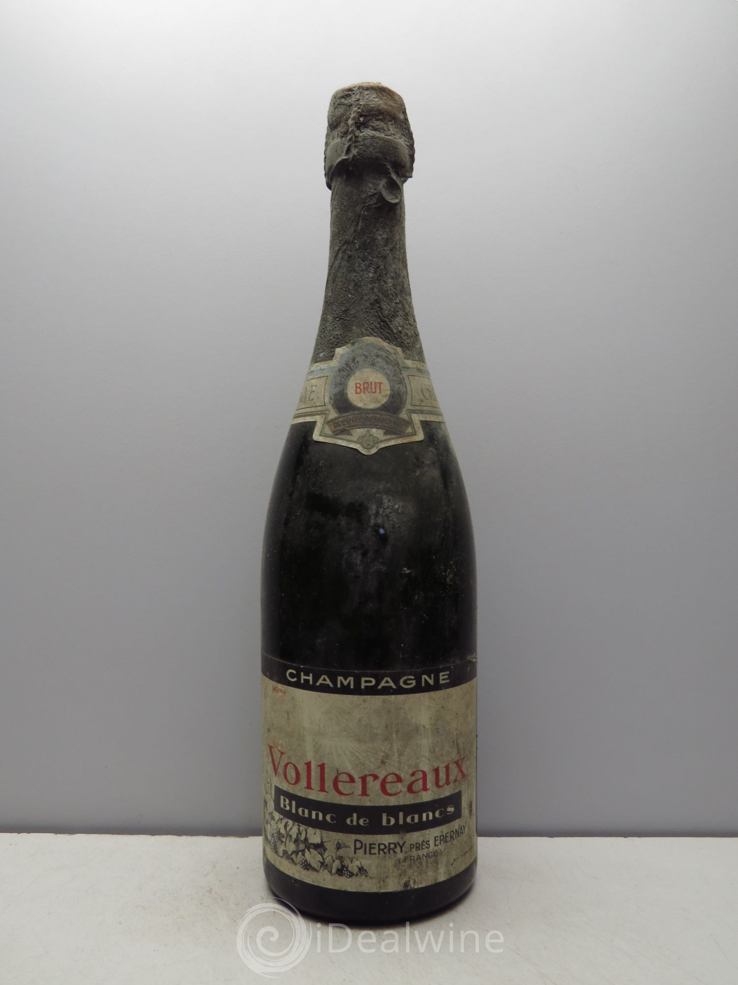 Champagne Vollereaux Brut Blanc de Blanc Pierry (sans prix de réserve) - Posten von 1 Flasche - 0