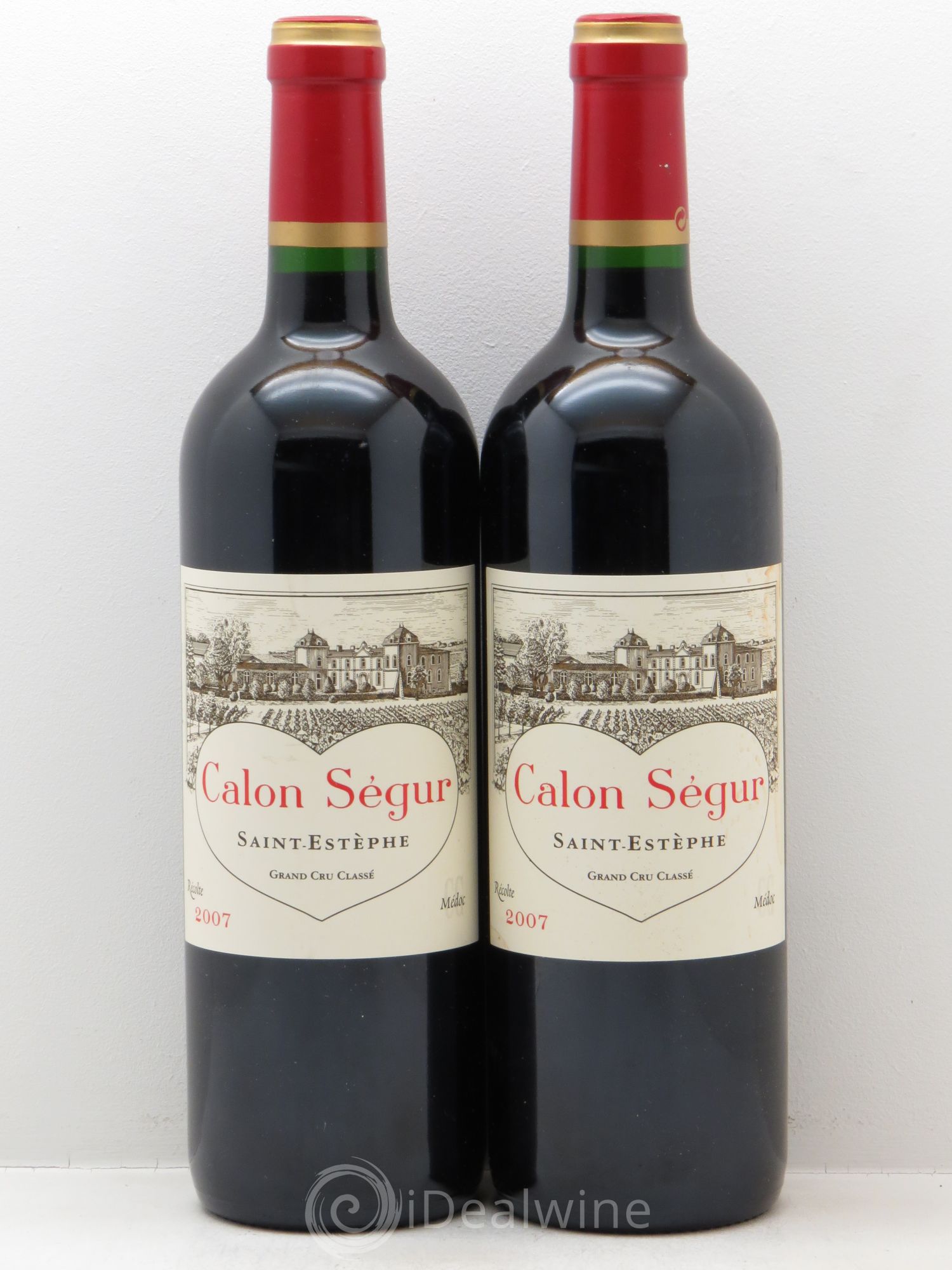 Château Calon Ségur 3ème Grand Cru Classé (sans prix de réserve) 2007 - Lot de 2 bouteilles - 0