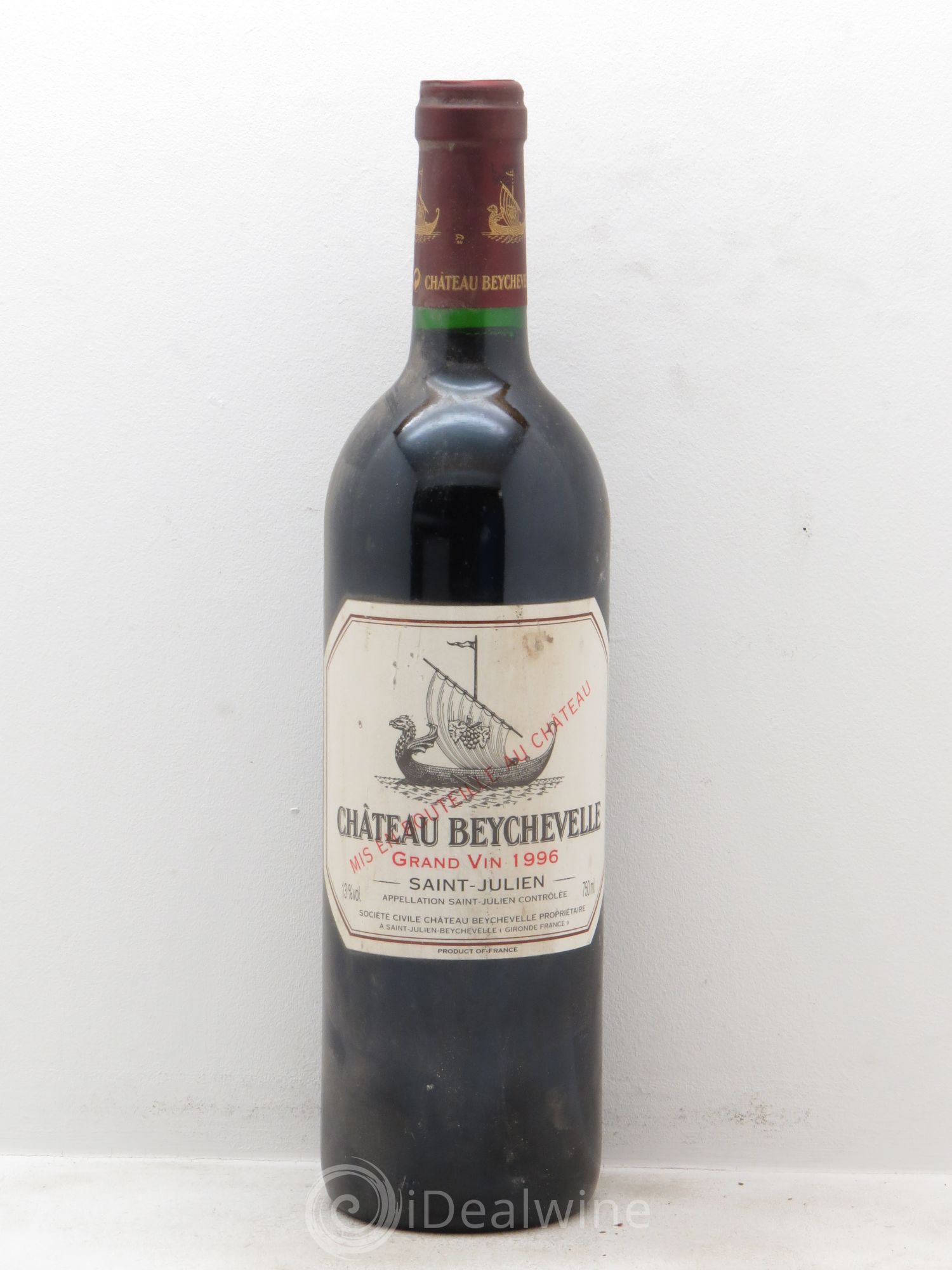 Château Beychevelle 4ème Grand Cru Classé (sans prix de réserve) 1996 - Lot de 6 bouteilles - 0