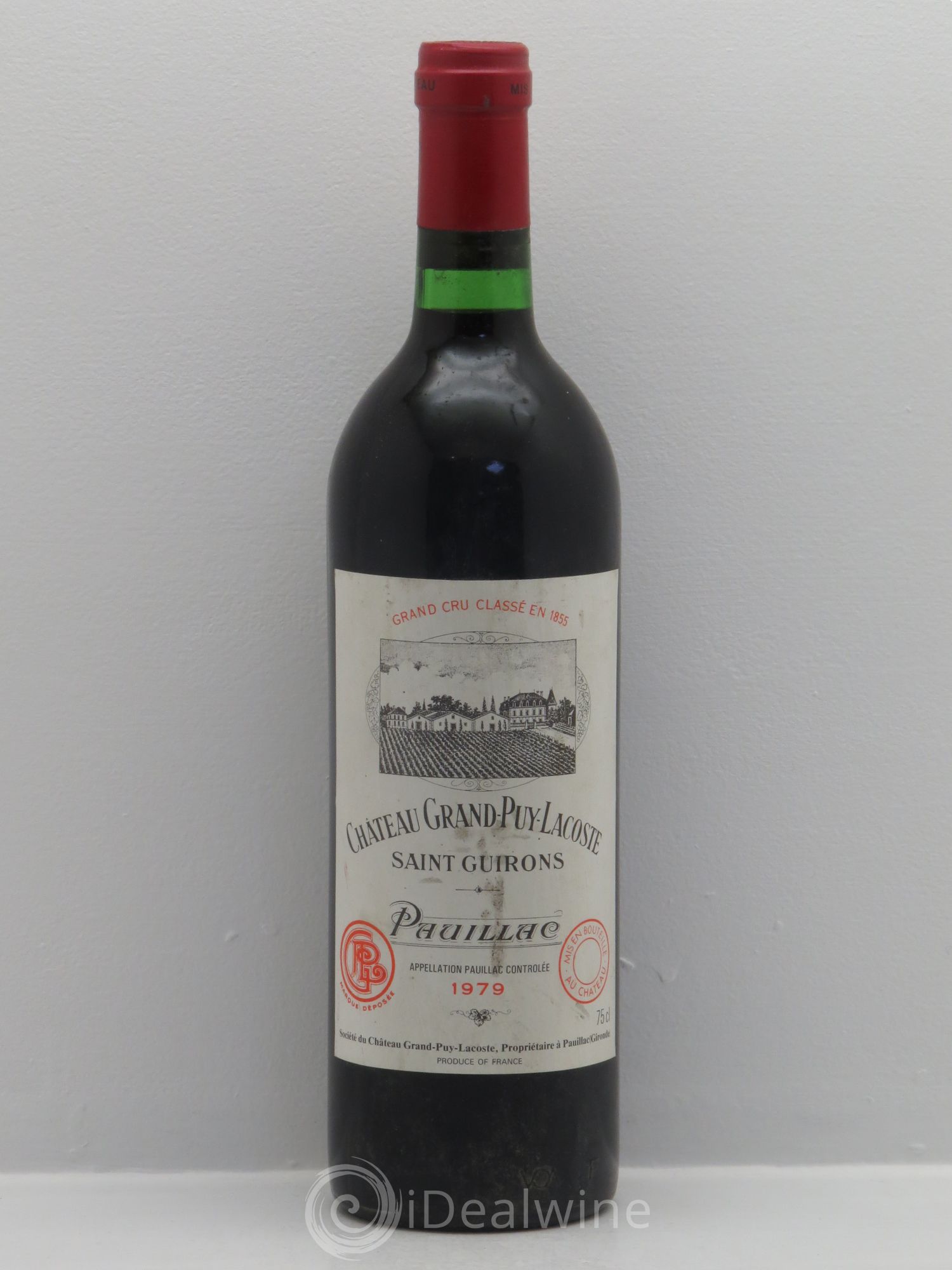 Château Grand Puy Lacoste 5ème Grand Cru Classé (sans prix de réserve) 1979 - Lot de 1 bouteille - 0