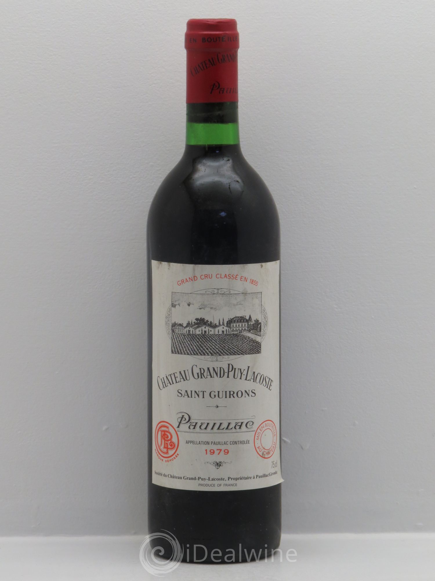 Château Grand Puy Lacoste 5ème Grand Cru Classé (sans prix de réserve) 1979 - Lot de 1 bouteille - 0