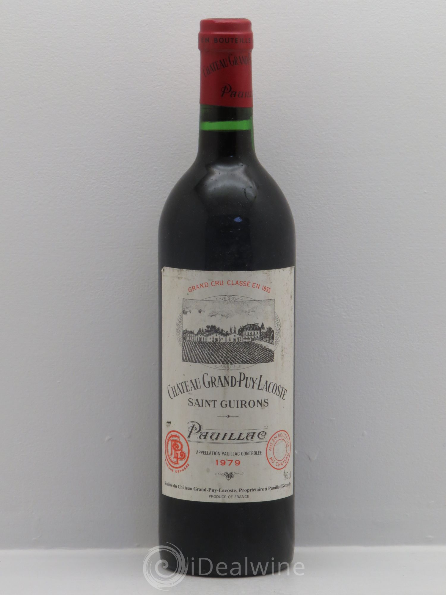 Château Grand Puy Lacoste 5ème Grand Cru Classé (sans prix de réserve) 1979 - Lot de 1 bouteille - 0
