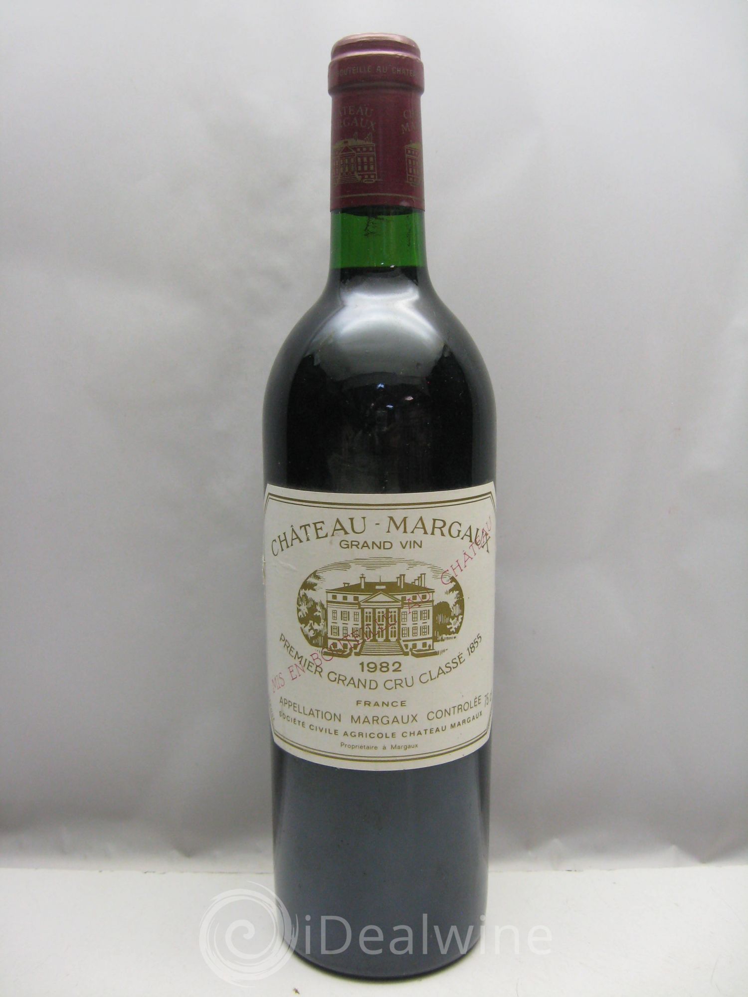 Château Margaux 1er Grand Cru Classé 1982 - Lot de 1 bouteille - 0