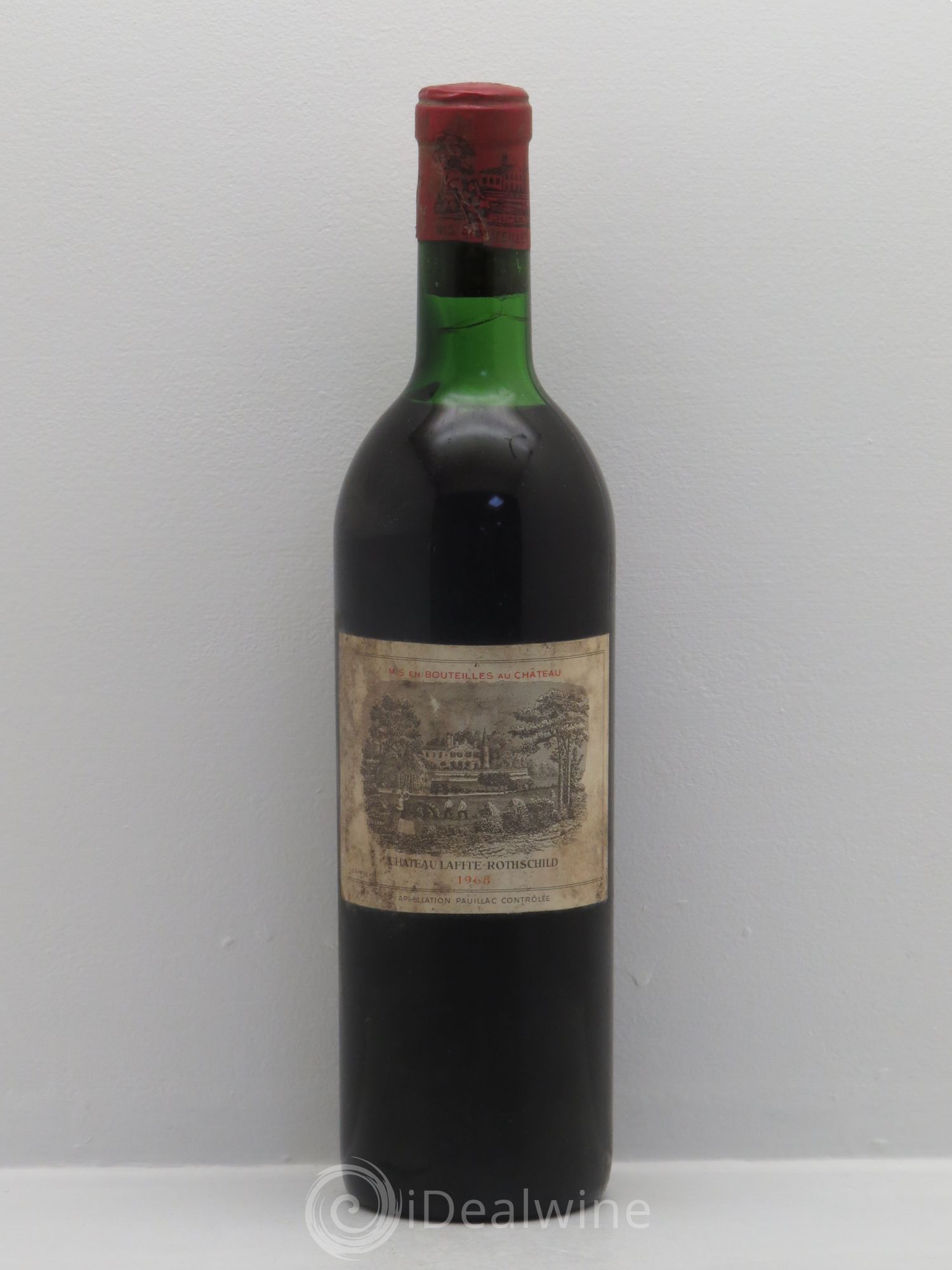 Château Lafite Rothschild 1er Grand Cru Classé (sans prix de réserve) 1968 - Lot de 1 bouteille - 0
