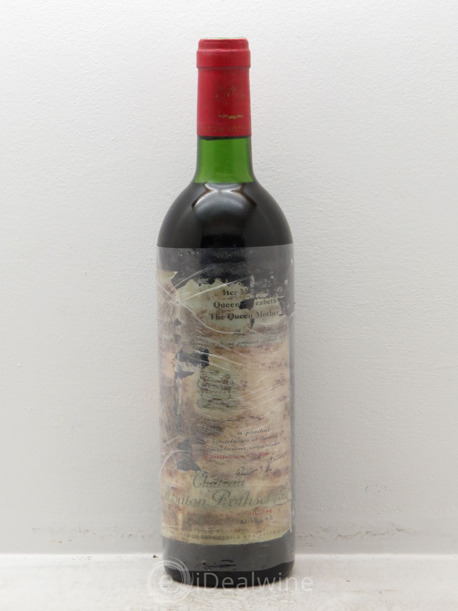 Château Mouton Rothschild 1er Grand Cru Classé (sans prix de réserve) 1977 - Lot de 1 bouteille - 0