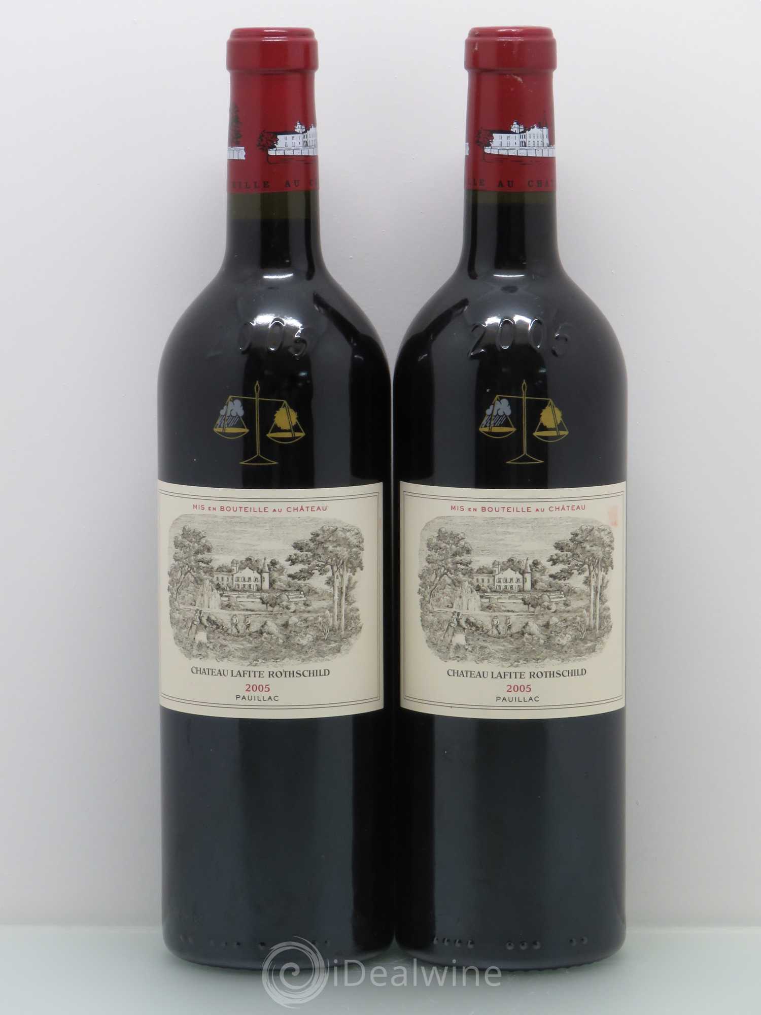 Château Lafite Rothschild 1er Grand Cru Classé 2005 - Lot de 2 bouteilles - 0