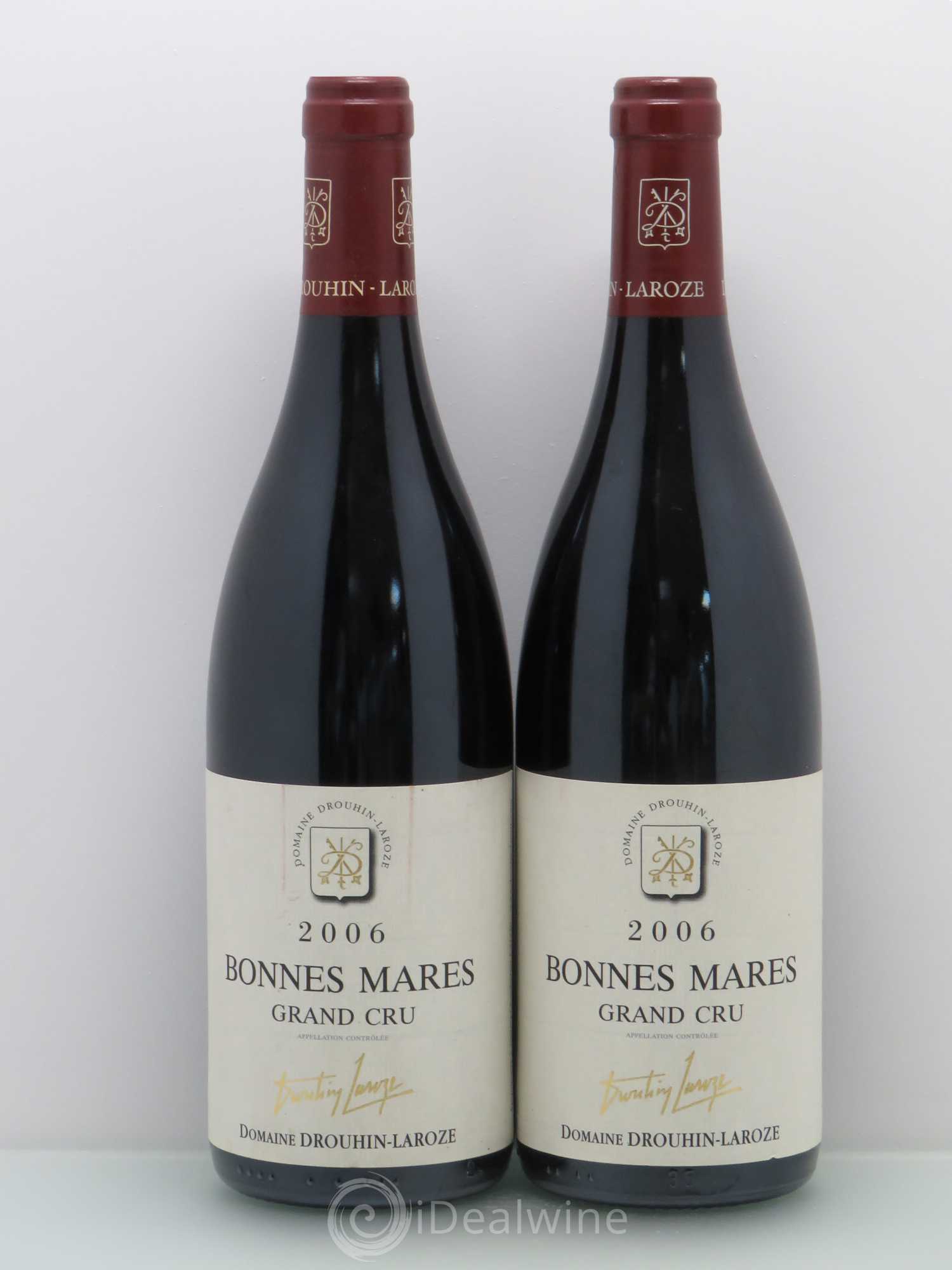 Bonnes-Mares Grand Cru Domaine Drouhin-Laroze 2006 - Lot de 2 bouteilles - 0