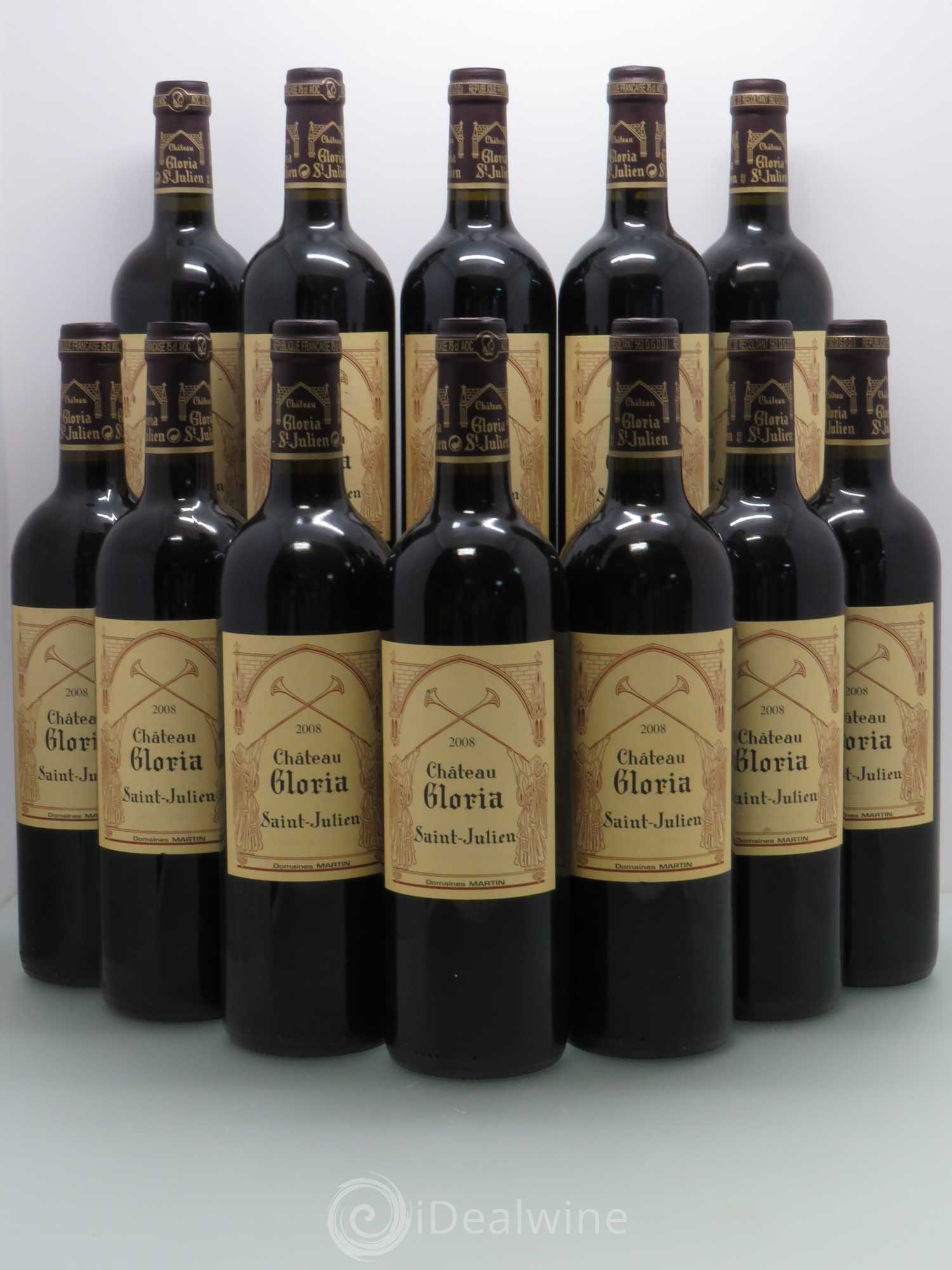 Château Gloria 2008 - Lot de 12 bouteilles - 0
