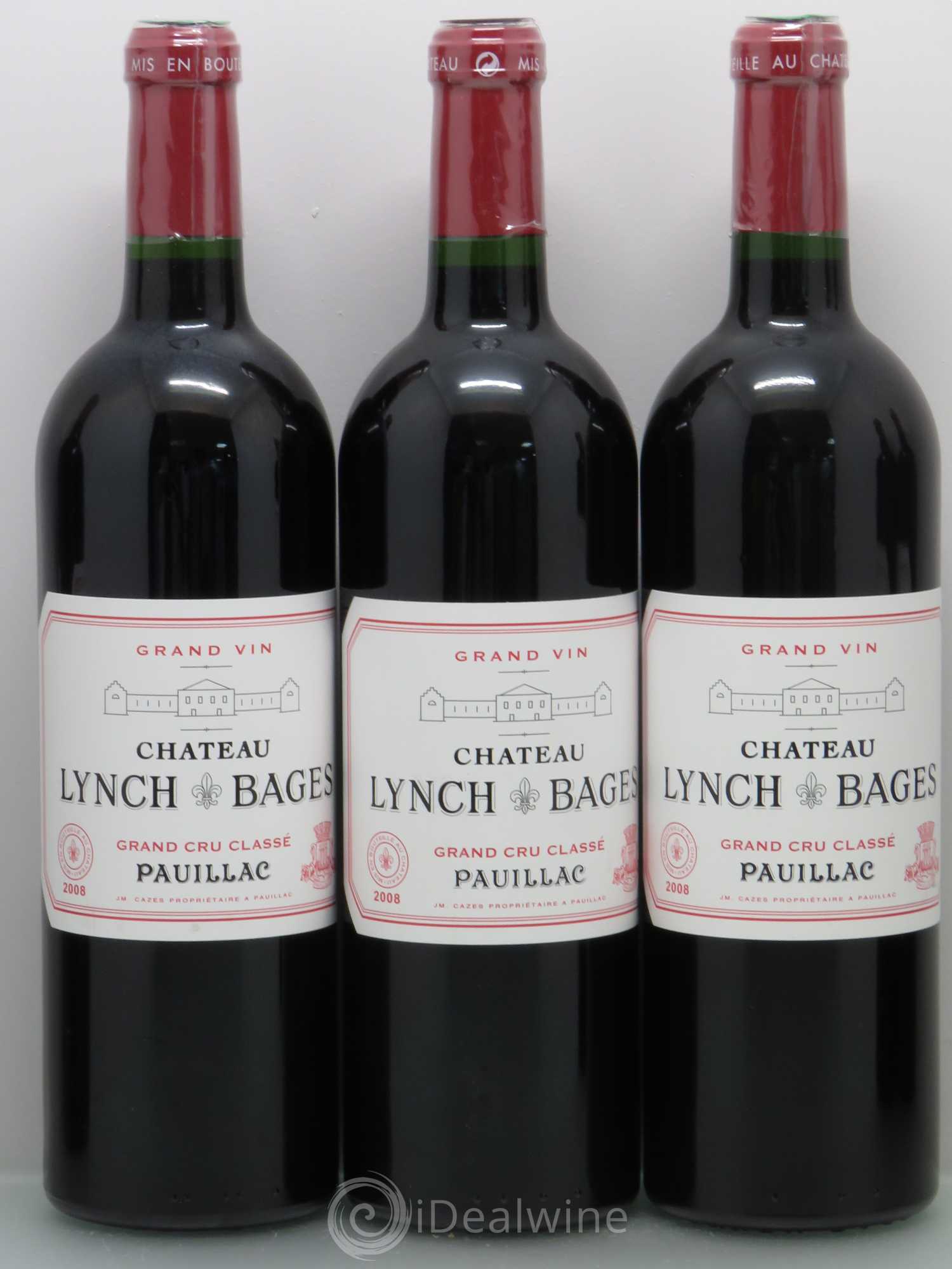 Château Lynch Bages 5ème Grand Cru Classé 2008 - Lot de 6 bouteilles - 1