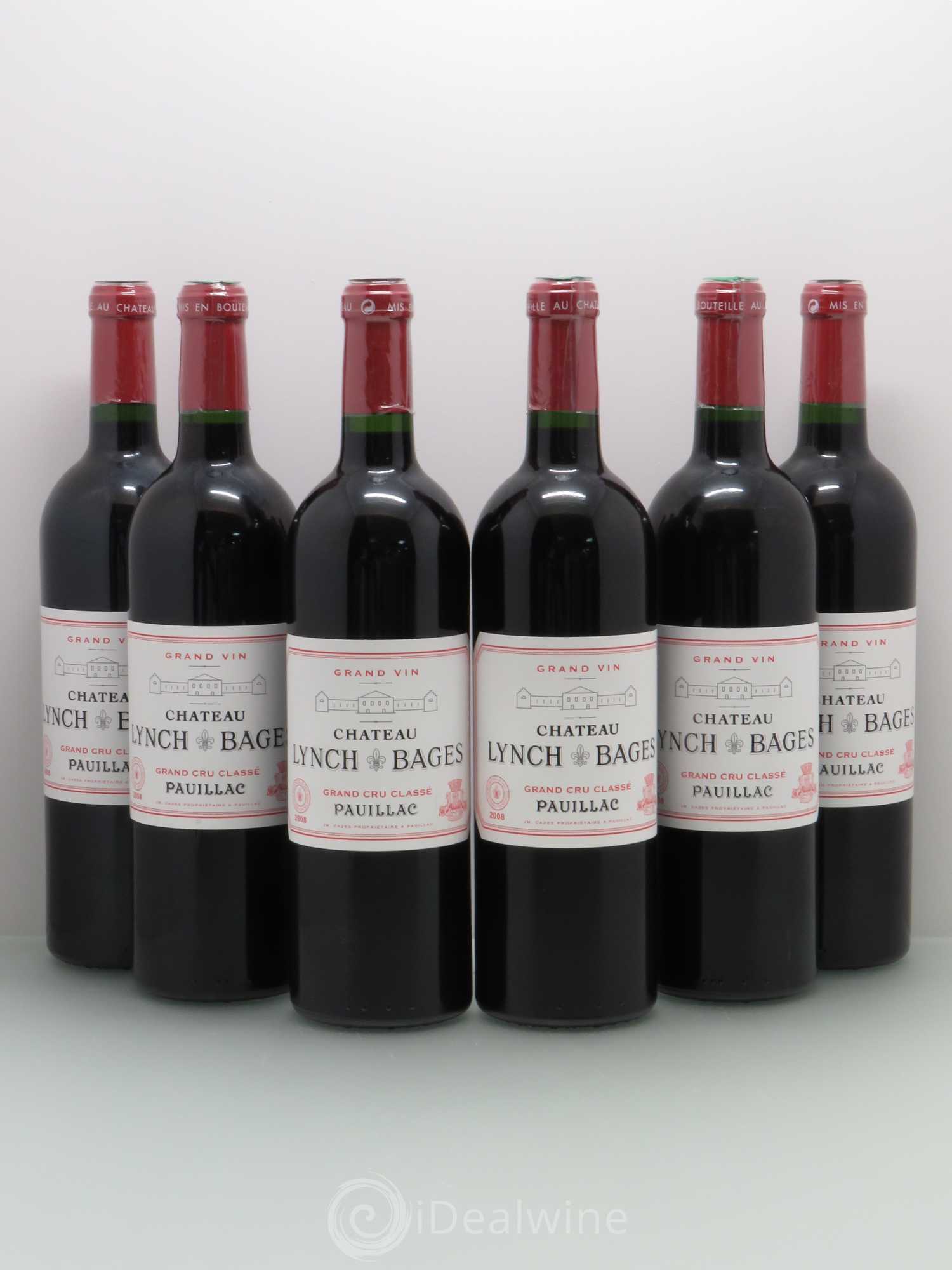 Château Lynch Bages 5ème Grand Cru Classé 2008 - Lot de 6 bouteilles - 0